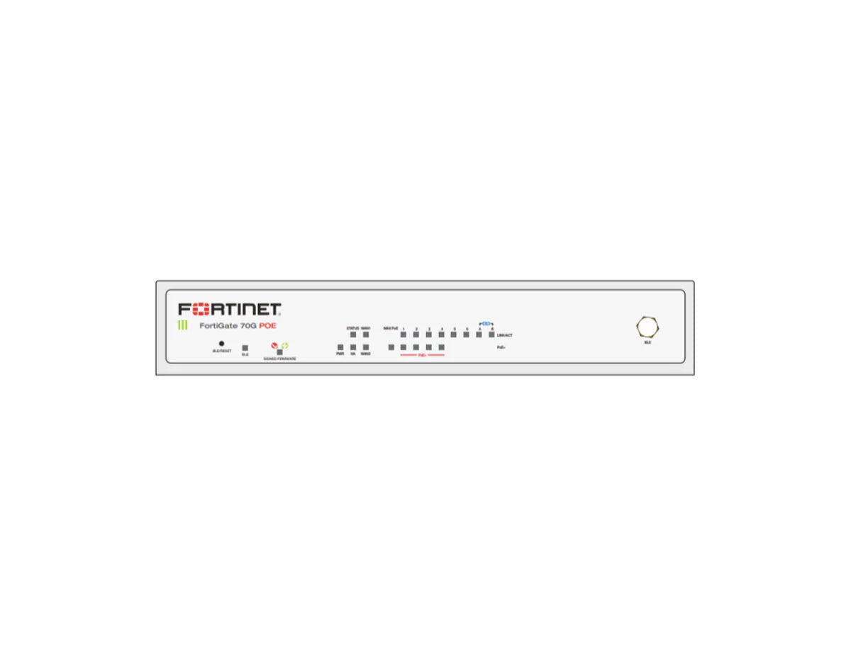 Fortinet FortiGate 70G-POE Unified Threat Protection (UTP) 3-Year Bundle (FG-70G-POE-BDL-950-36)