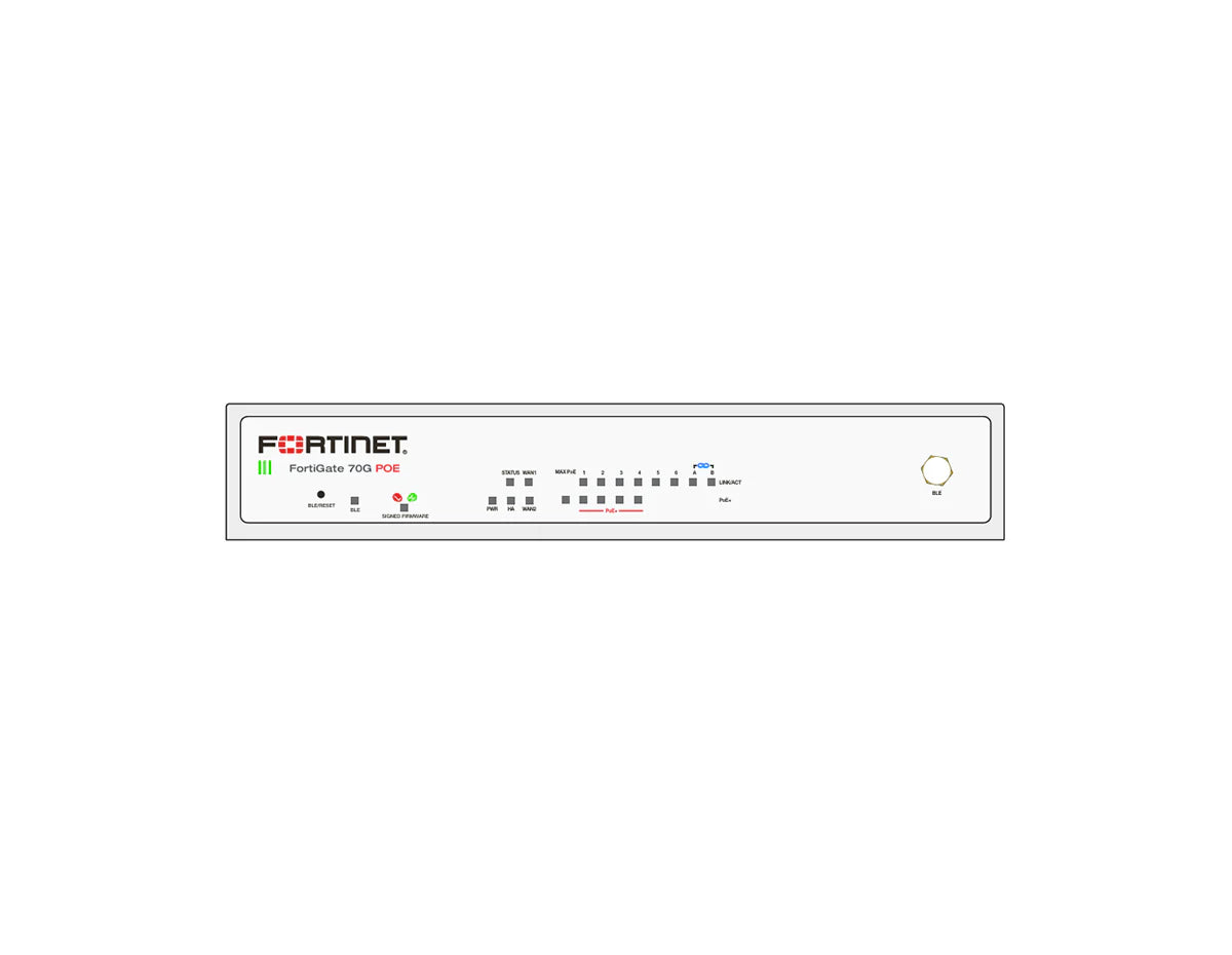 Fortinet FortiGate 71G-POE Enterprise Protection 1-Year Bundle (FG-71G-POE-BDL-809-12)