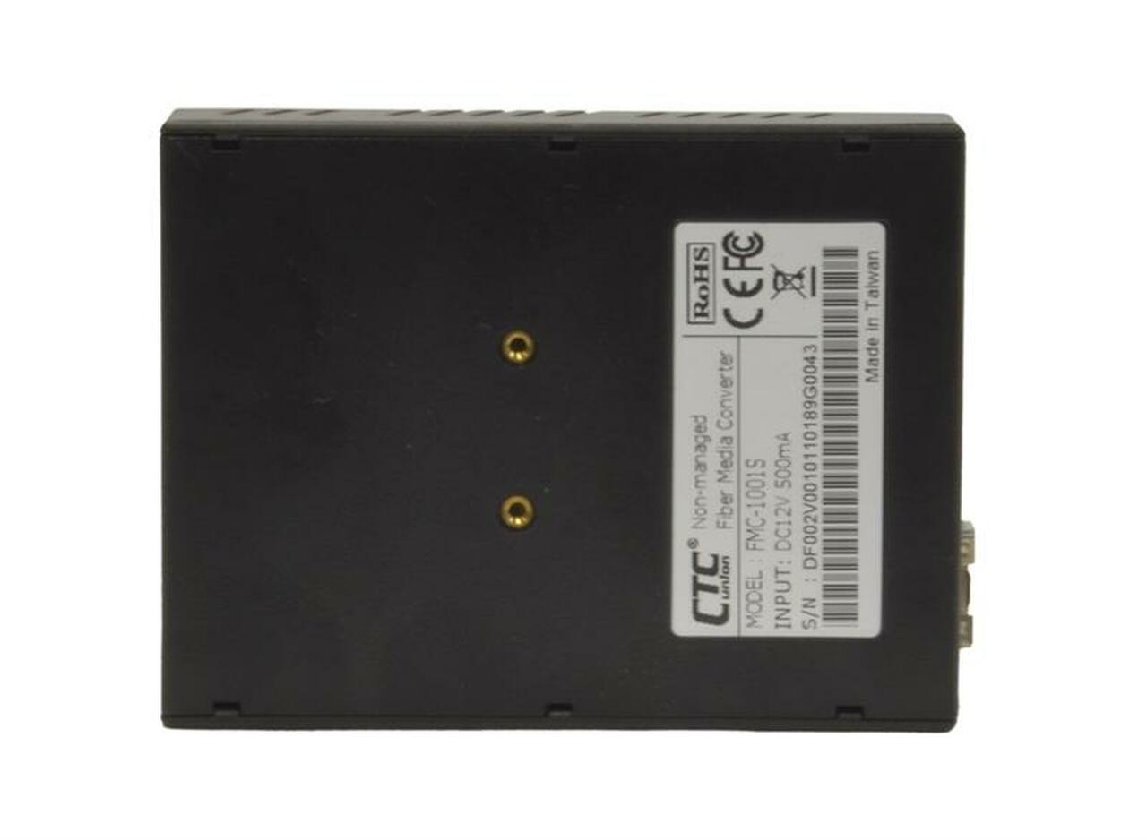 FMC-1001S-WB02 Gigabit Ethernet WDM single strand SMF fiber media converter, BiDi T:1550/R:1310nm, 2Km