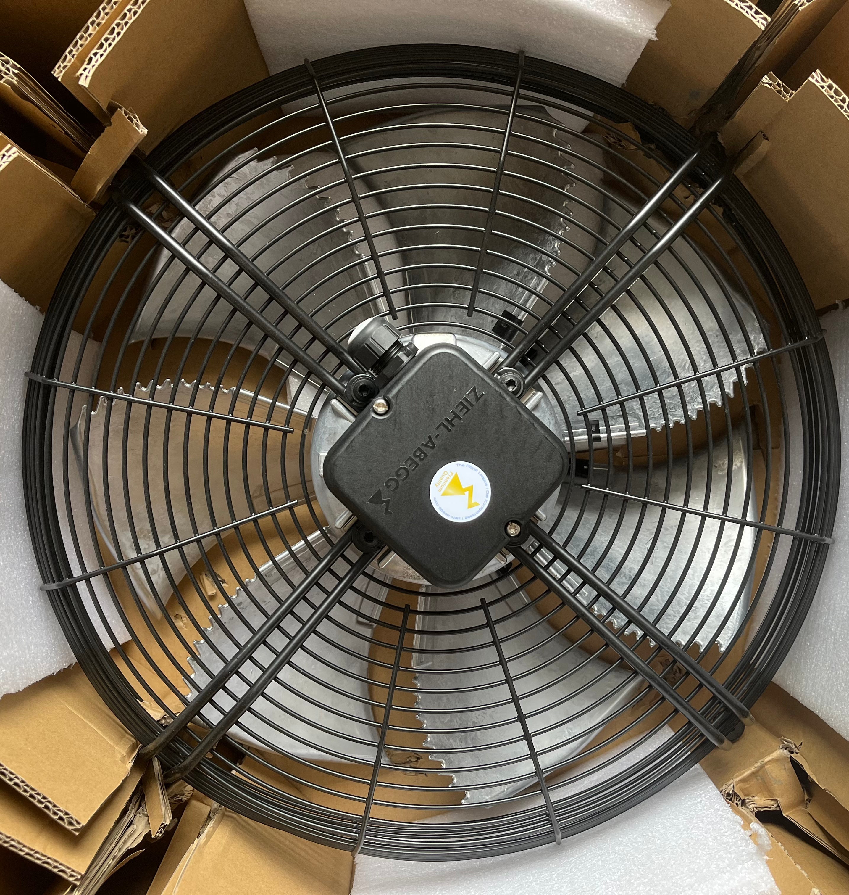 FN045-VDK.4F.V7P1 ZIEHL-ABEGG Axial Fan 400V 0.36/0.88kW 0.66/1.40A 1020/1560rpm