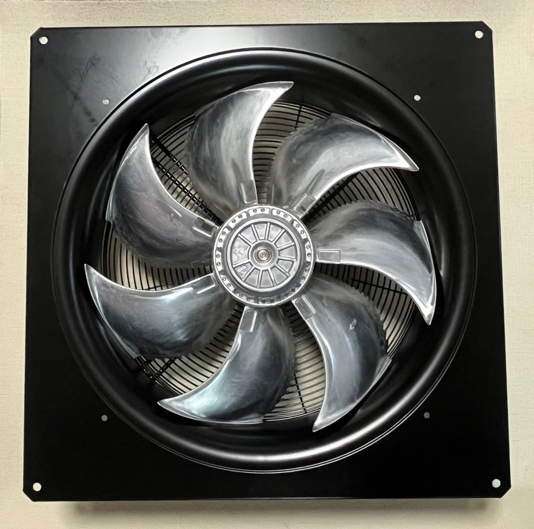FN050-4DQ.4I.V7P1 ZIEHL-ABEGG Axial Fan Rated 3~400V 1.2/0.77kW 1.7/3.5A 50/60HZ 1300/1480rpm