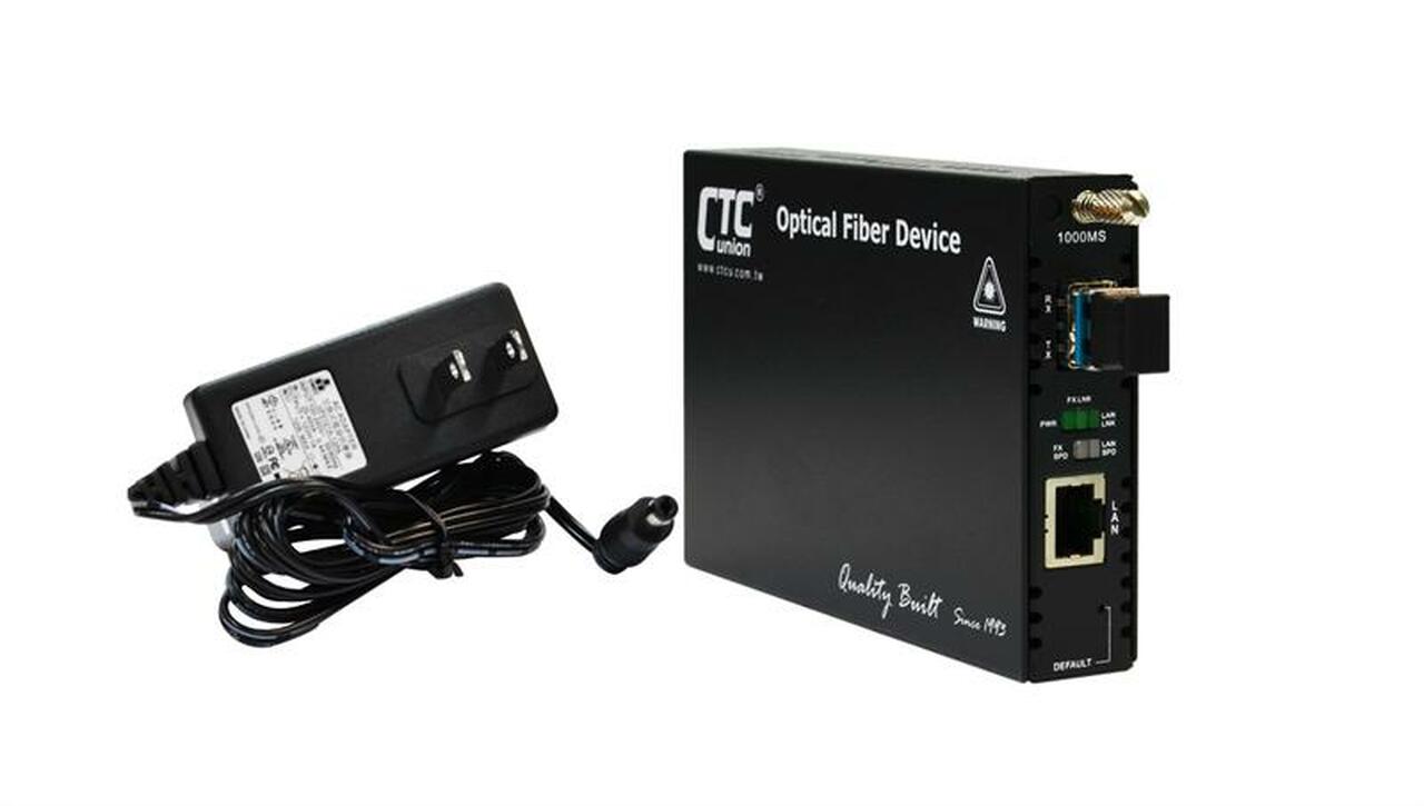 FRM220-1000MS-W20B Gigabit Ethernet BiDi WDM single strand SMF media converter 1550/1310nm LC 20Km, managed