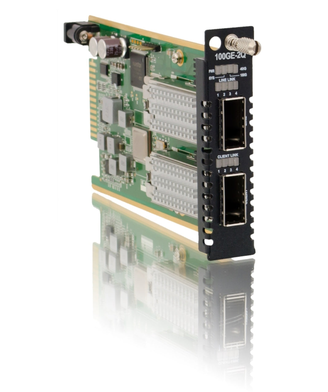 FRM220-100GE-2Q - QSFP28 to QSFP28 100G converter and 3R transponder, up to 100G rate