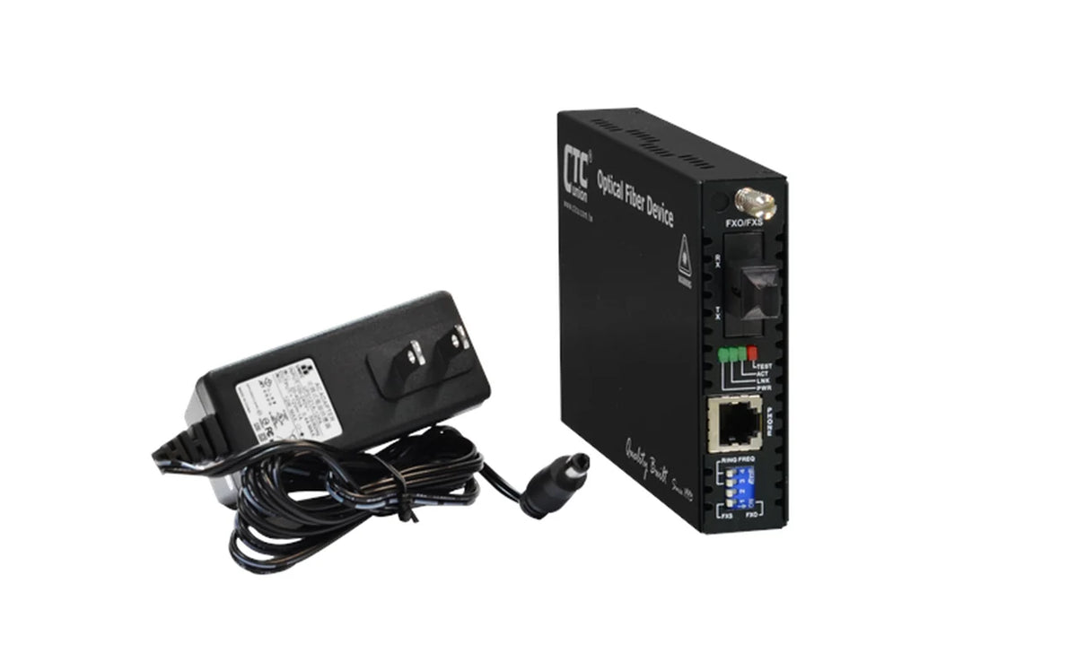 FRM220-FXO-FXS-SC02A POTS (RJ11) over multimode single strand fiber converter, telephone line extender, SC 2Km, A type