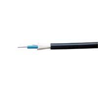 Belden Central Loose Tube Cable with Aluminum Interlocking Armor 6 Fiber Multimode 50/125um OM3 Black, unit per meter.