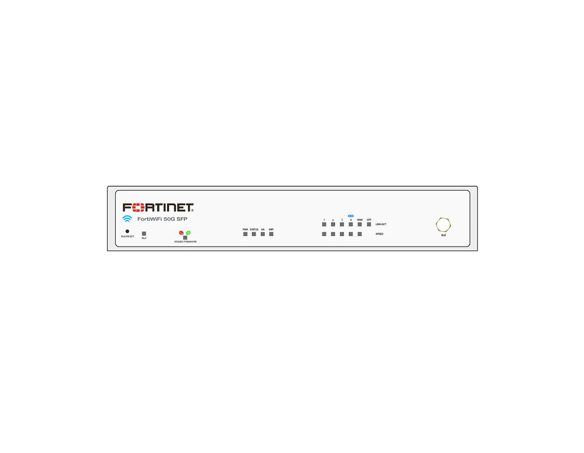 Fortinet FortiWiFi 50G-SFP-A Firewall + 3 Year UTP Bundle