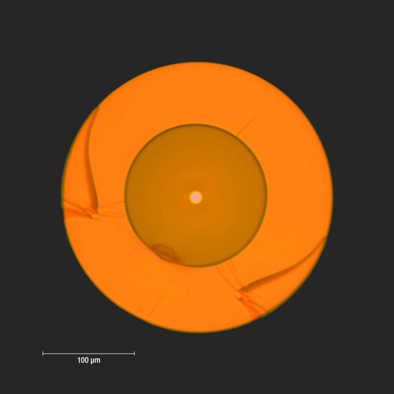 T-IRFS32 - Single Mode InF3 Fiber, 3.2 - 5.5 µm, 0.26 NA, 11.0 µm MFD, Unit Pricing Per Meter