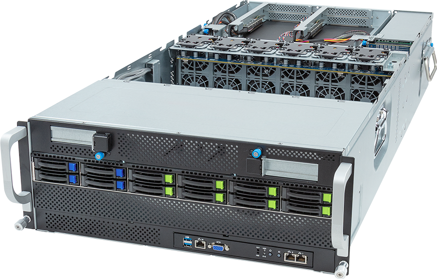 Gigabyte G493-ZB1 2U Dual AMD EPYC 9004 128 Cores 48 x DDR5 8 x NVMe 3000W Server