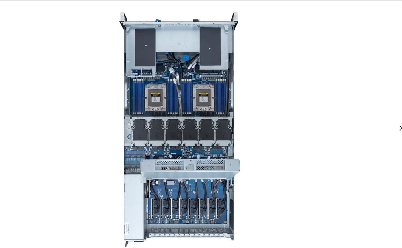 Gigabyte G494-ZB1-AAP2 AMD EPYC DDR5 4U Rackmount/GPU Server