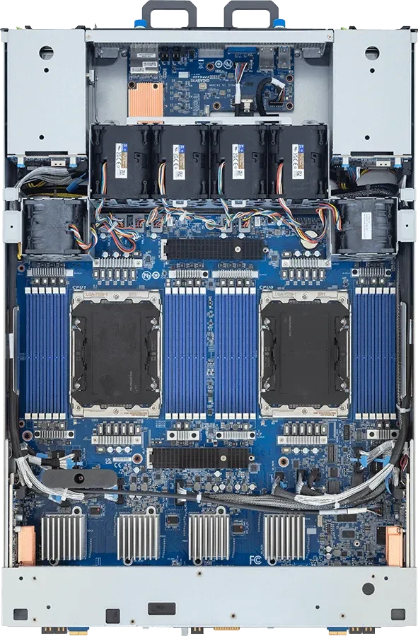 Gigabyte G894-AD3-AAX7 HPC/AI Intel Xeon 6 Processors DP NVIDIA HGX B300 8U Server