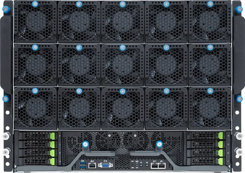 Gigabyte G894-ZD3-AAX7 HPC/AI AMD EPYC DP NVIDIA HGX B300 8U Server