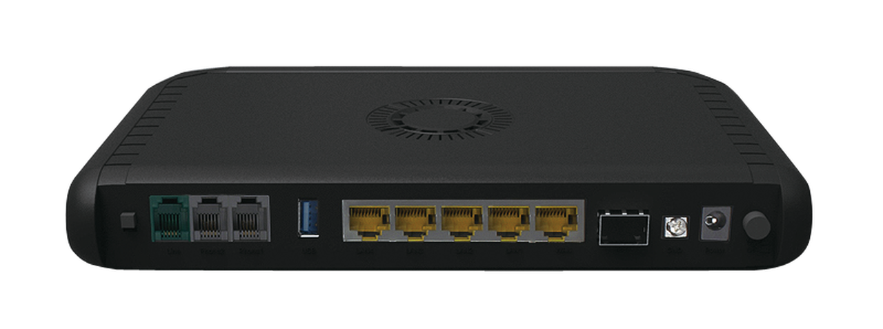GW-732FW - Gigabit Fiber Gateway w/ 2 telephone FXS ports, WiFi 11ac Router and combo copper/SFP up-link for active xTTH applications