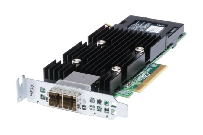 Dell PERC H830 12Gb/s SAS 8-Port External PowerEdge RAID Card. Low Profile Bracket.