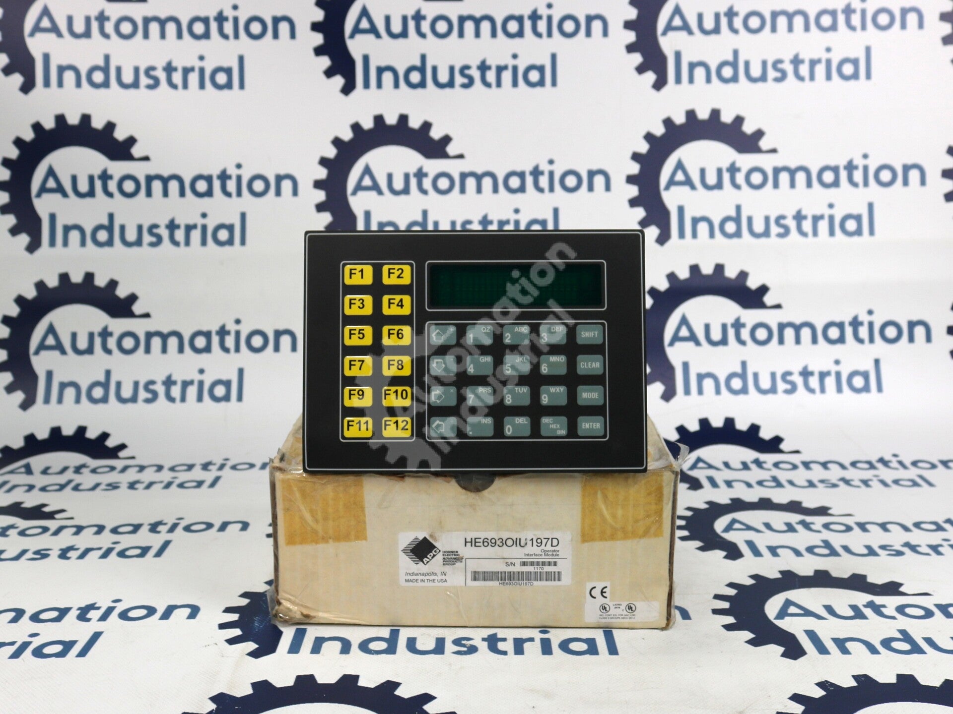 HE693OIU197 By Horner Electric HE693OIU197D Keypad Operator Interface NSFP