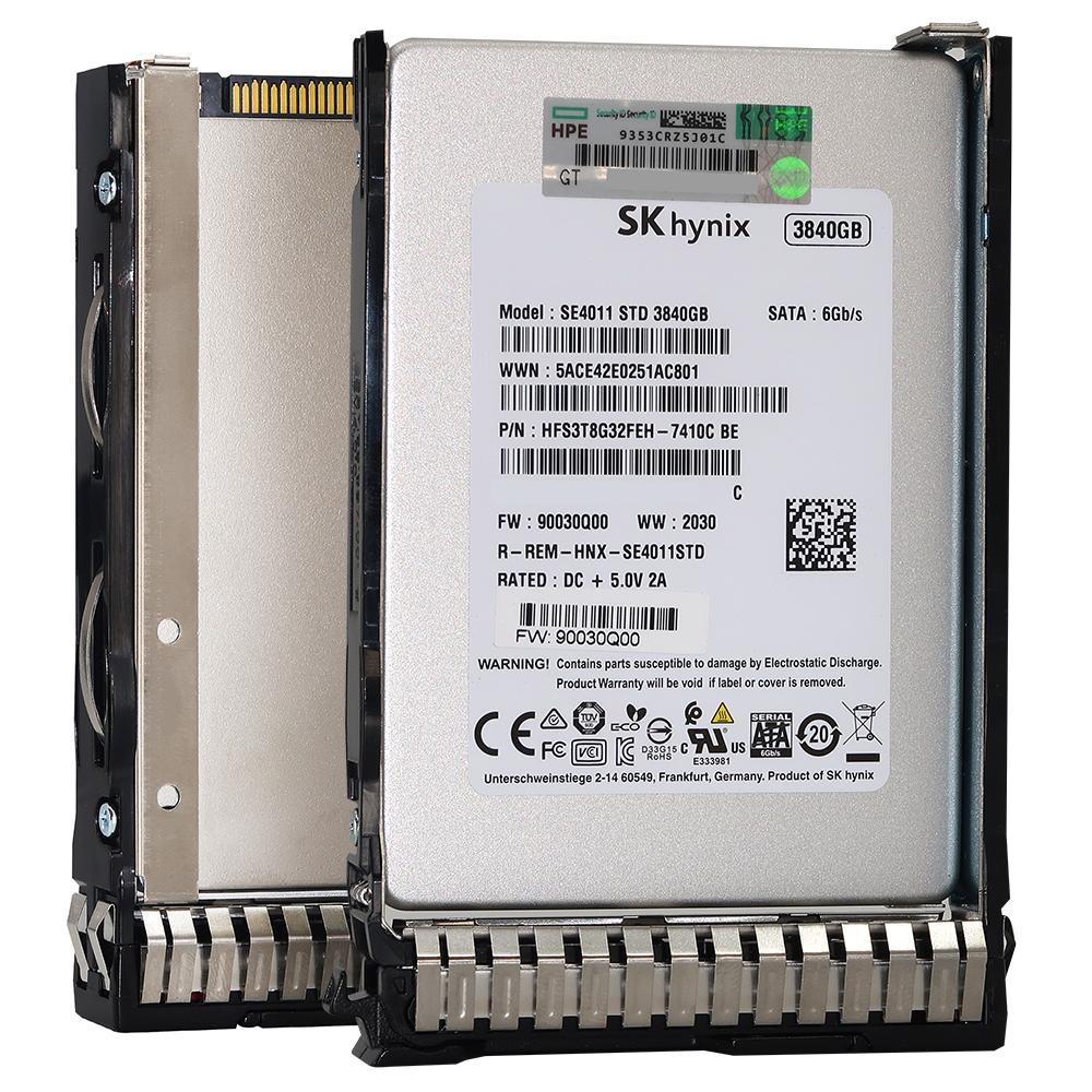 HPE Generation 8 P27148-004 HFS3T8G32FEH-7410C 3.84TB SATA 6Gb/s 3D TLC 2.5in Refurbished SSD