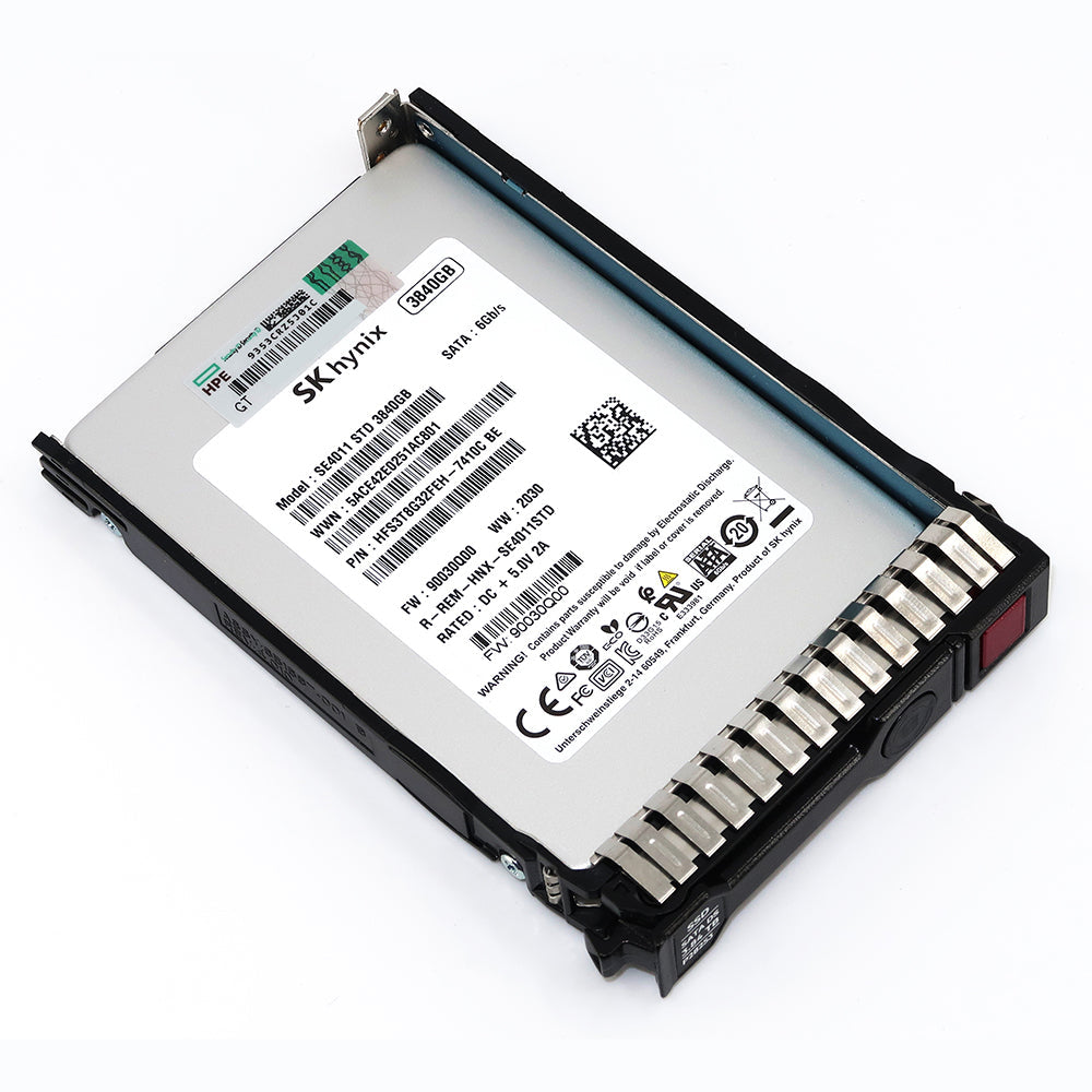 HPE Generation 8 P27157-B21 HFS3T8G32FEH-7410C 3.84TB SATA 6Gb/s 3D TLC 2.5in Solid State Drive