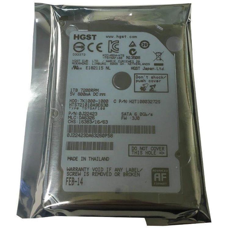 HGST 1TB 32MB Cache 7200RPM SATA III (6.0Gb/s) 2.5" PS3 & PS4 Hard Drive 0J22423-FoxTI