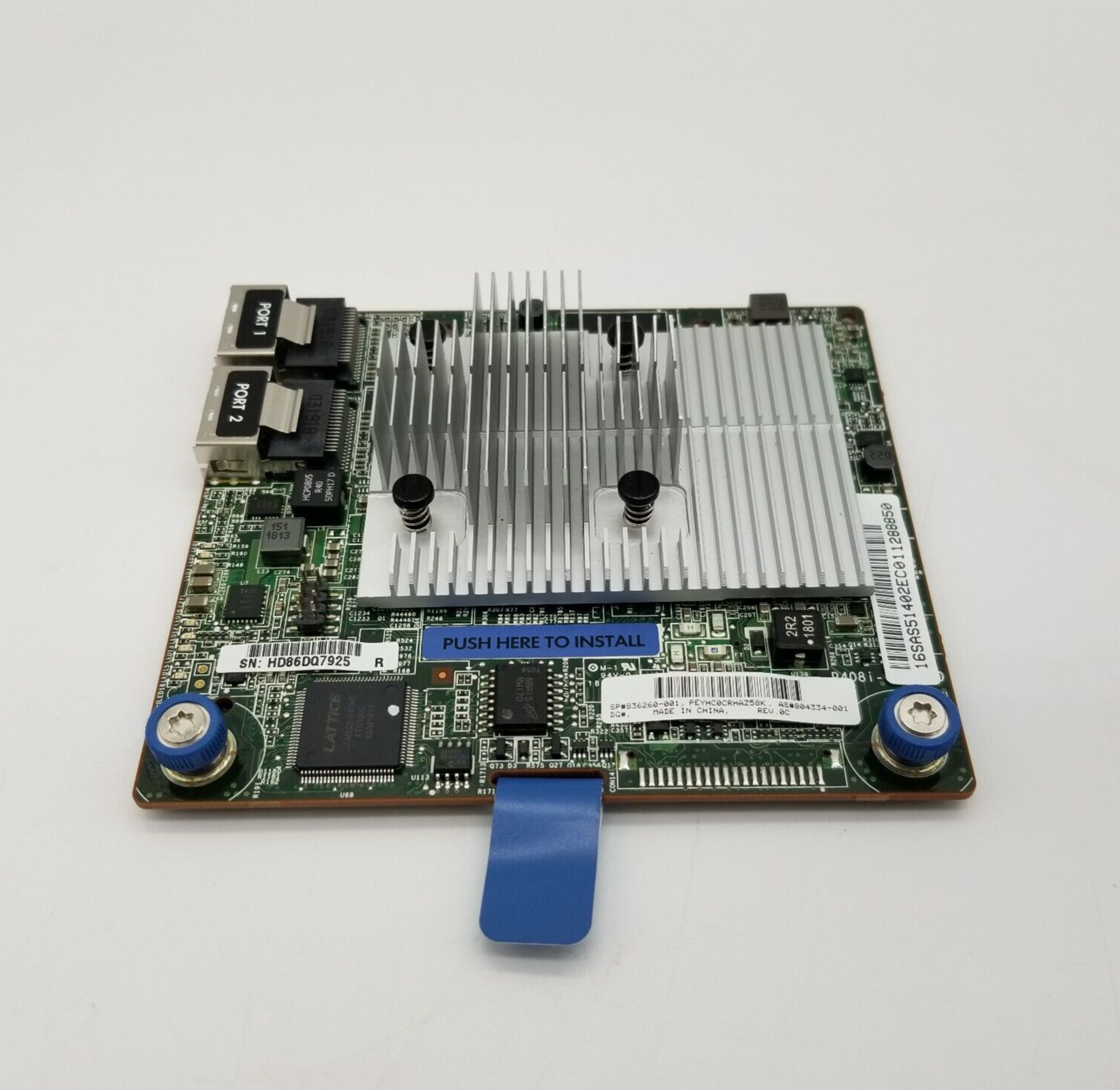 804331-B21 Smart Array P408I-A SR Gen10 - Storage Controller (RAID) - 8 Channel - SATA 6Gb/s/SAS 12Gb/s - 1.2 GBps - RAID 0, 1, 5, 6, 10, 50, 60,
