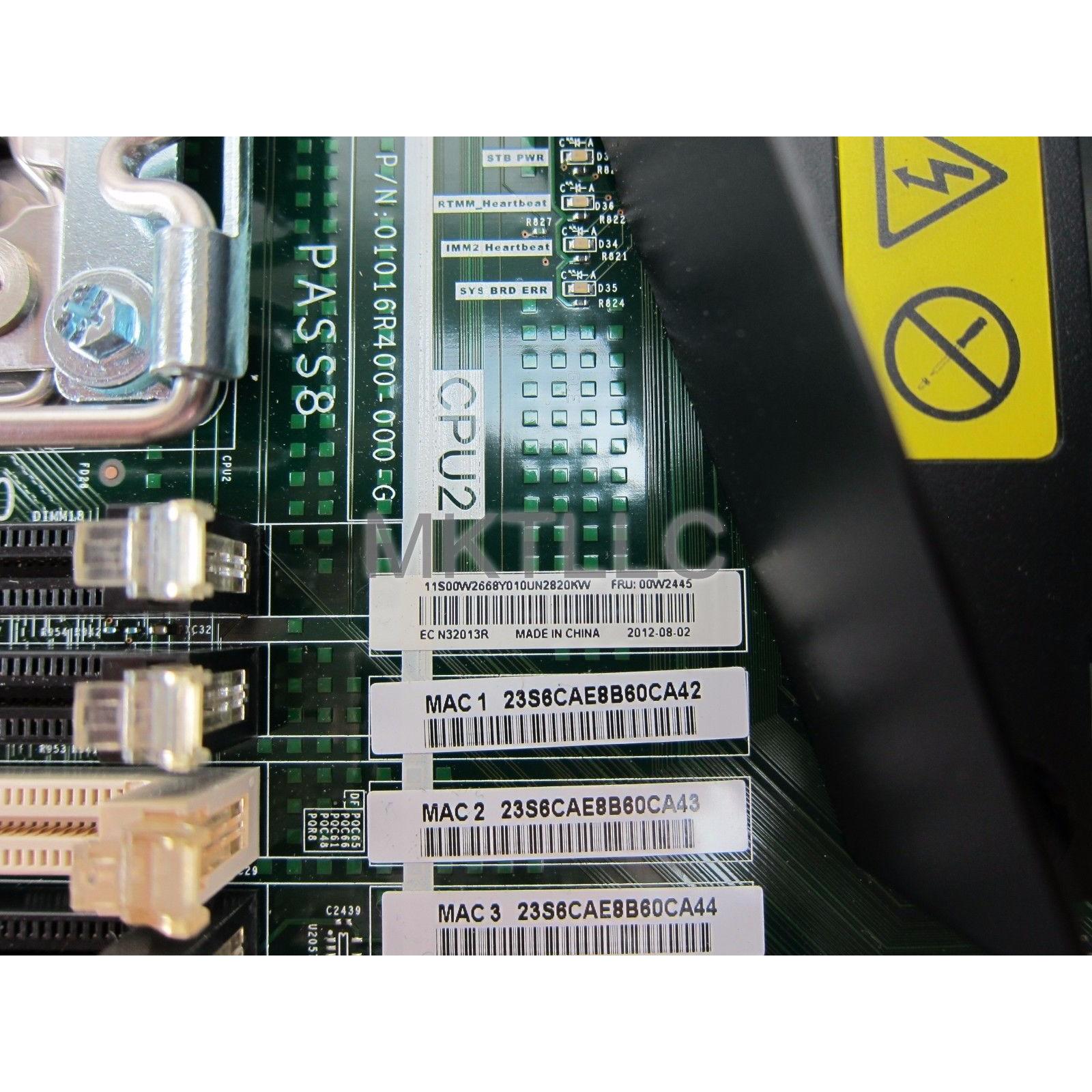 IBM X3550 M4 System Board 00W2445 - Support E5-2600 v2 Processors-FoxTI