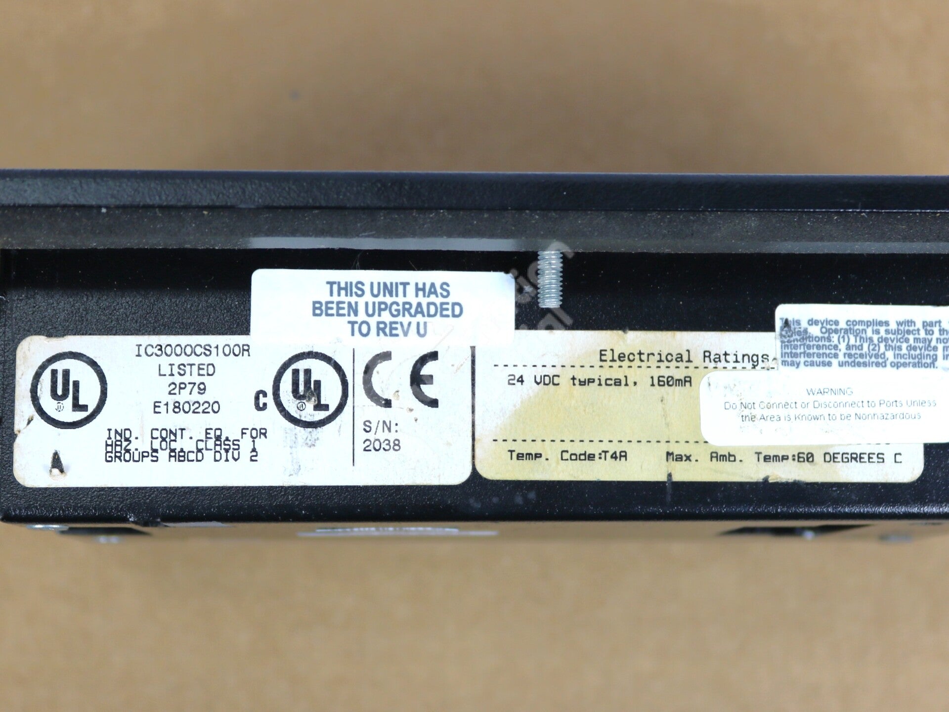 IC300OCS100 By GE IC300OCS100R 24VDC LCD Display Operator Control Panel