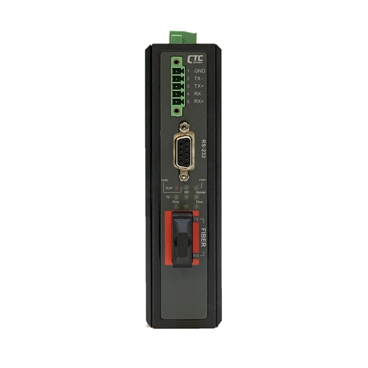 IFC-SERIAL-SC030 - RS-232, RS-485, RS-422 over singlemode fiber industrial media converter 30Km 2.5kV isolation, -10 to 60 Celsius temp