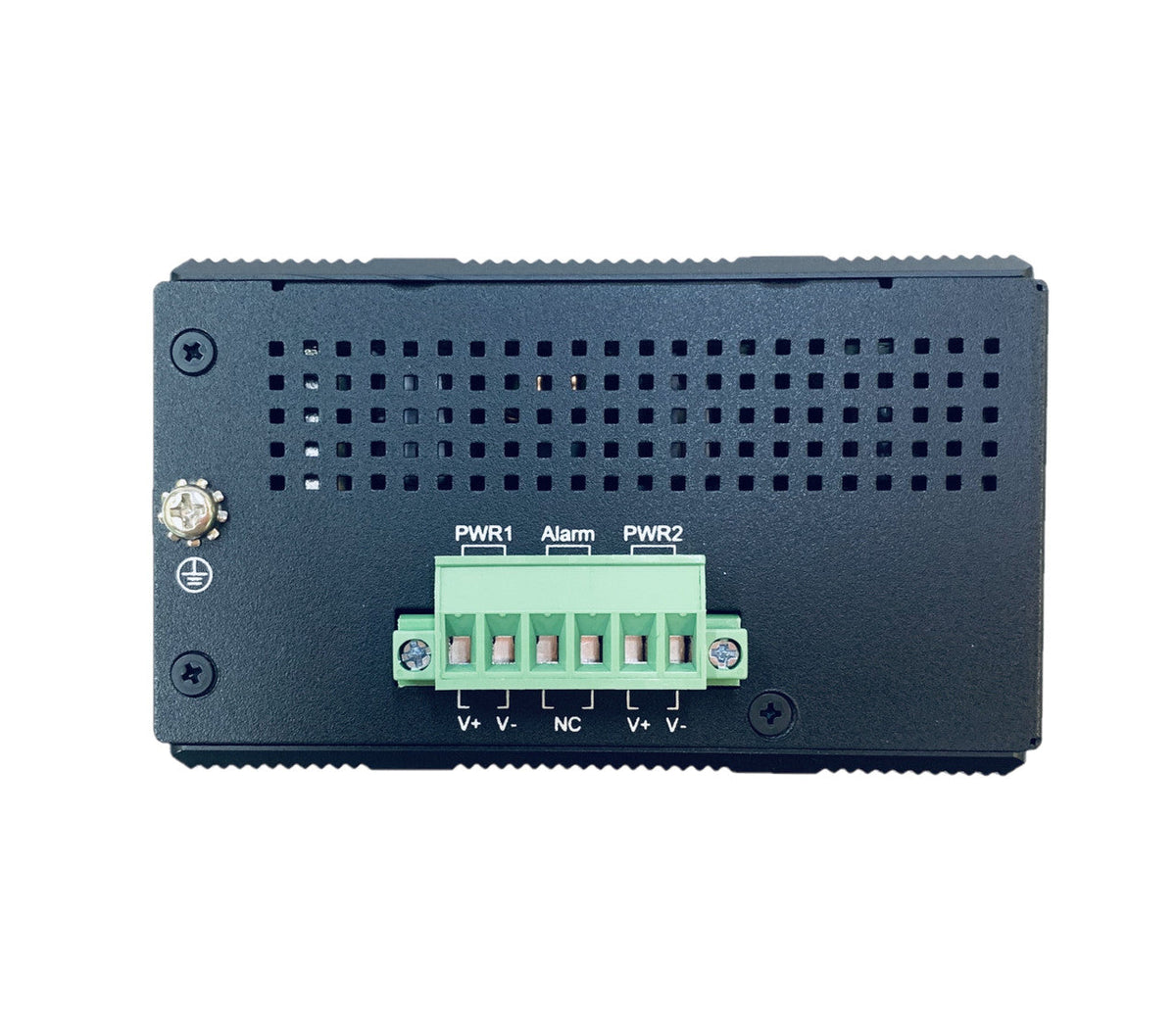 IGS-402S-4PHE24 - 4 PoE 30W copper ports + 2 SFP ports GE Industrial switch, DIN rail mount, wide temp