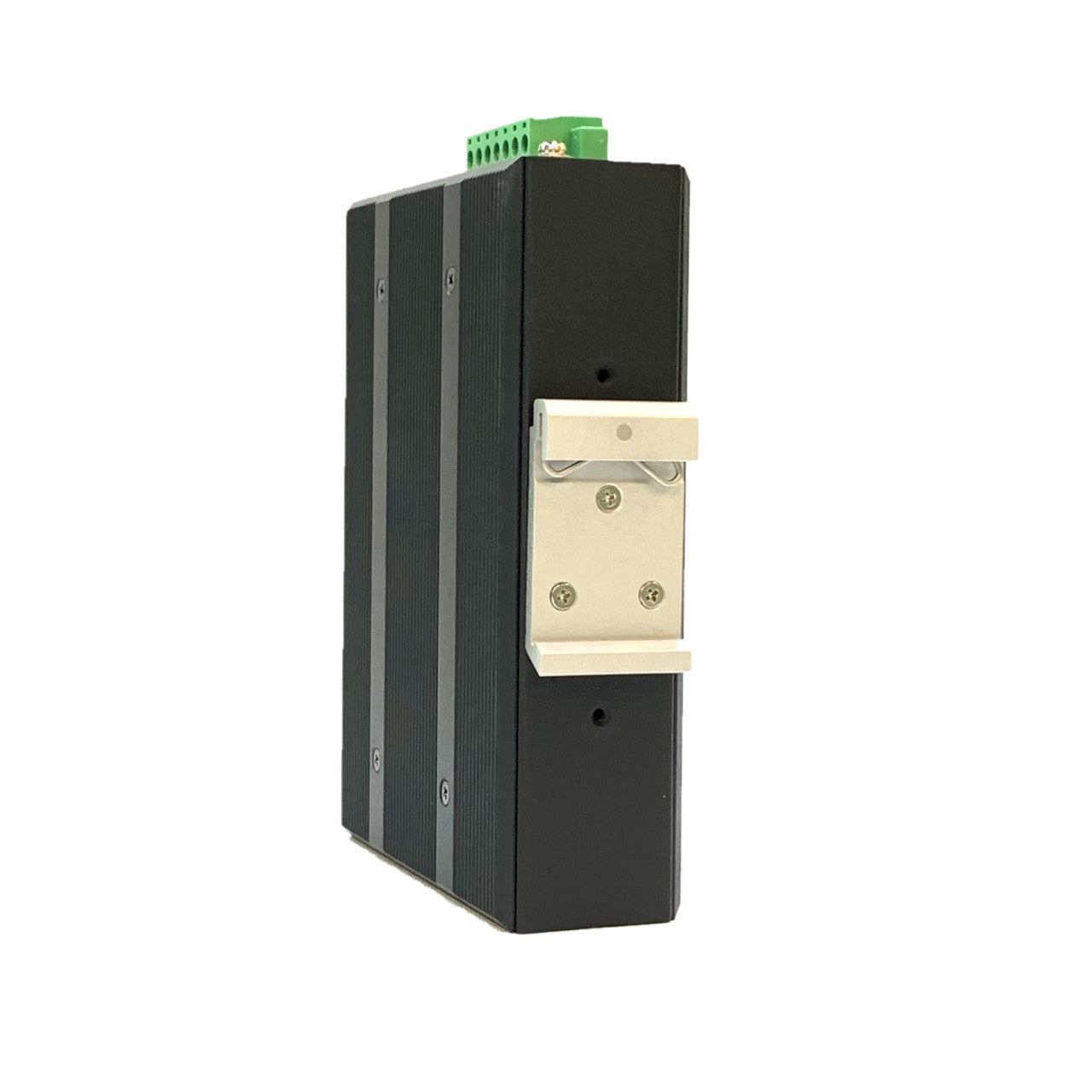 IMC-1000MS-E - Managed Gigabit Ethernet 10/100/1000Base-T to SFP slot industrial fiber media converter, 2.5kV isolation, -20-75 Celsius