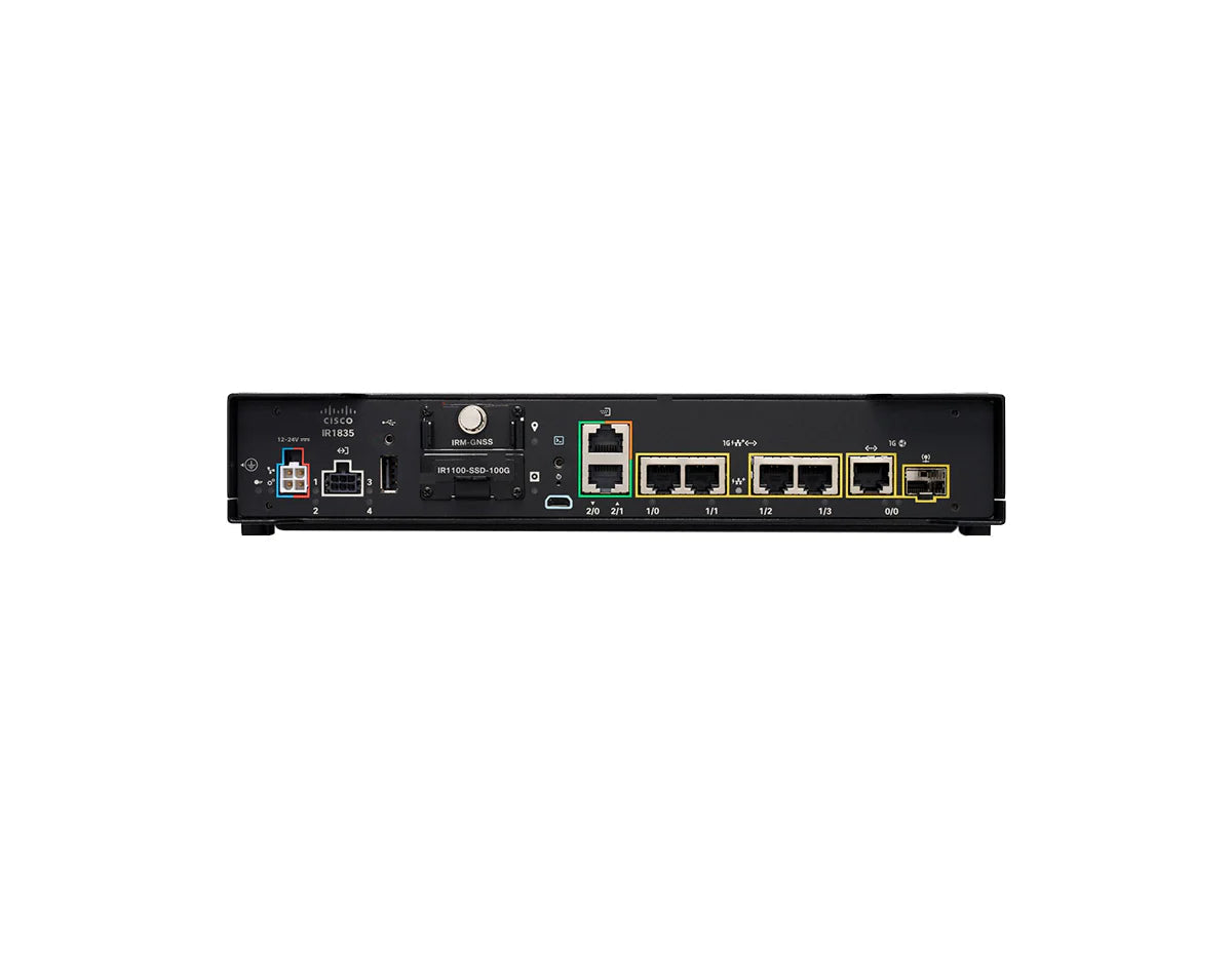 Cisco IR1835-K9 Catalyst IR1800 Rugged Modular Industrial Router with Gigabit Ethernet and Expansion Slots