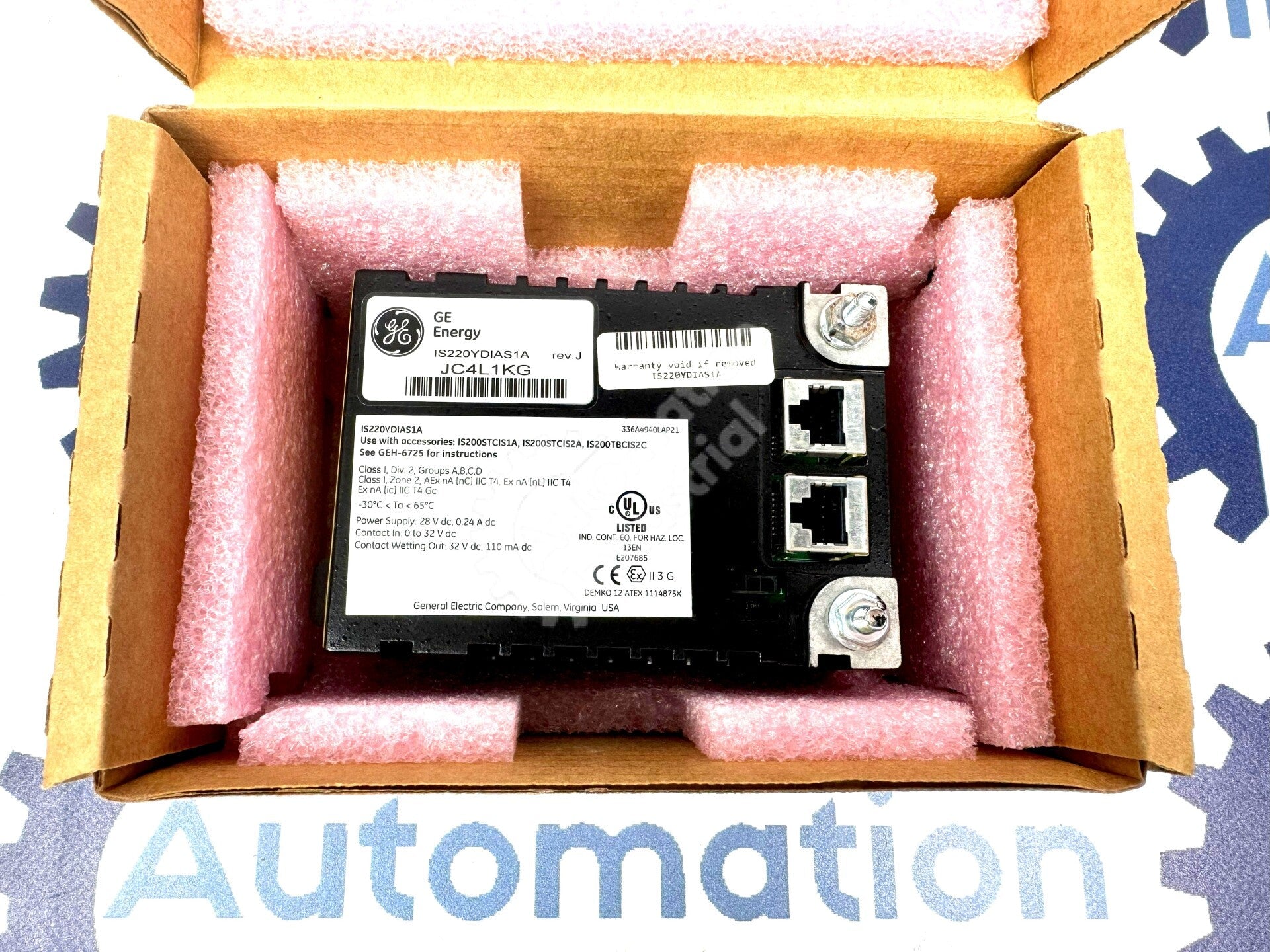 GE General Electric IS220YDIAS1A Speedtronic Turbine Control Mark VI