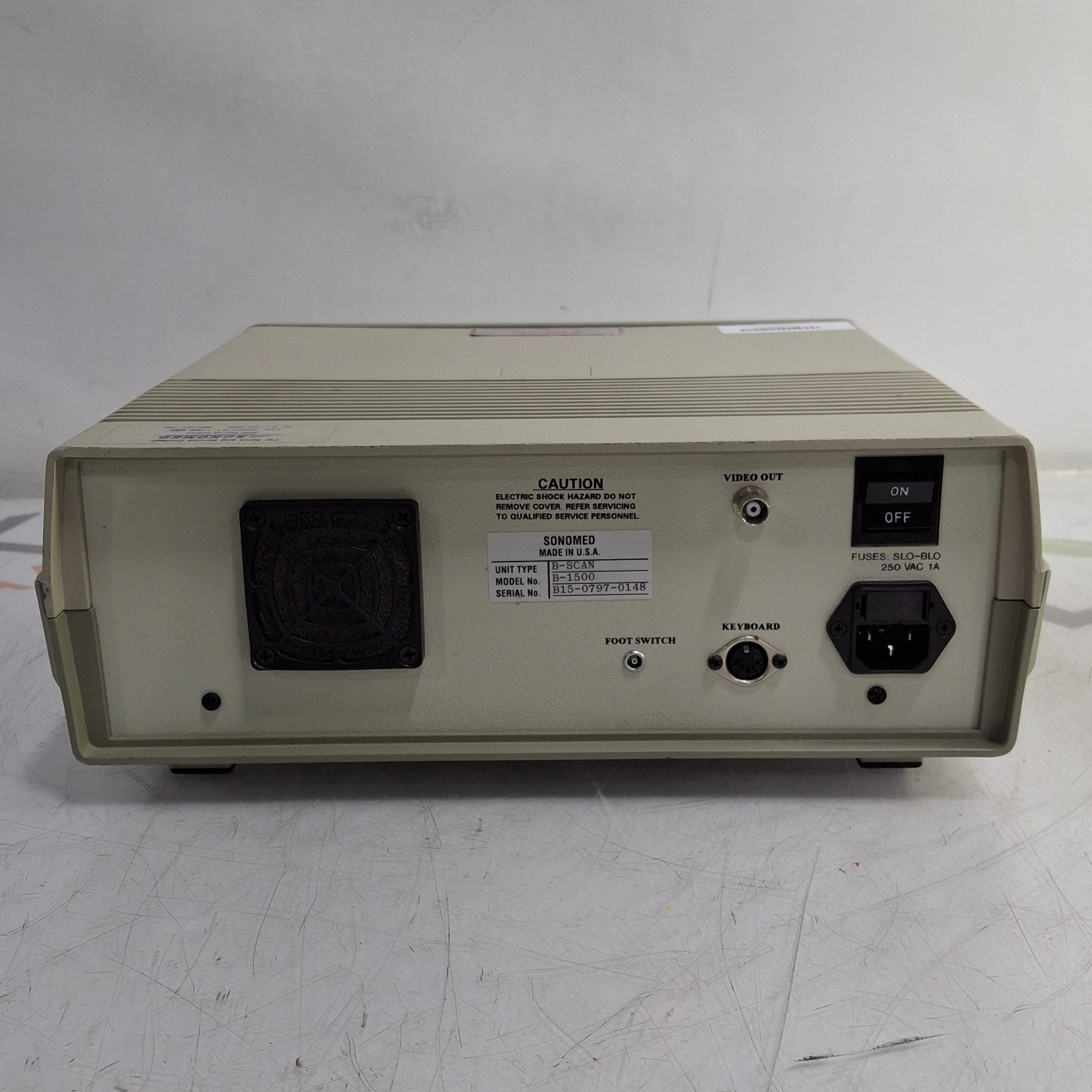 Sonomed Escalon B-Scan 1500 Ophthalmic Ultrasound