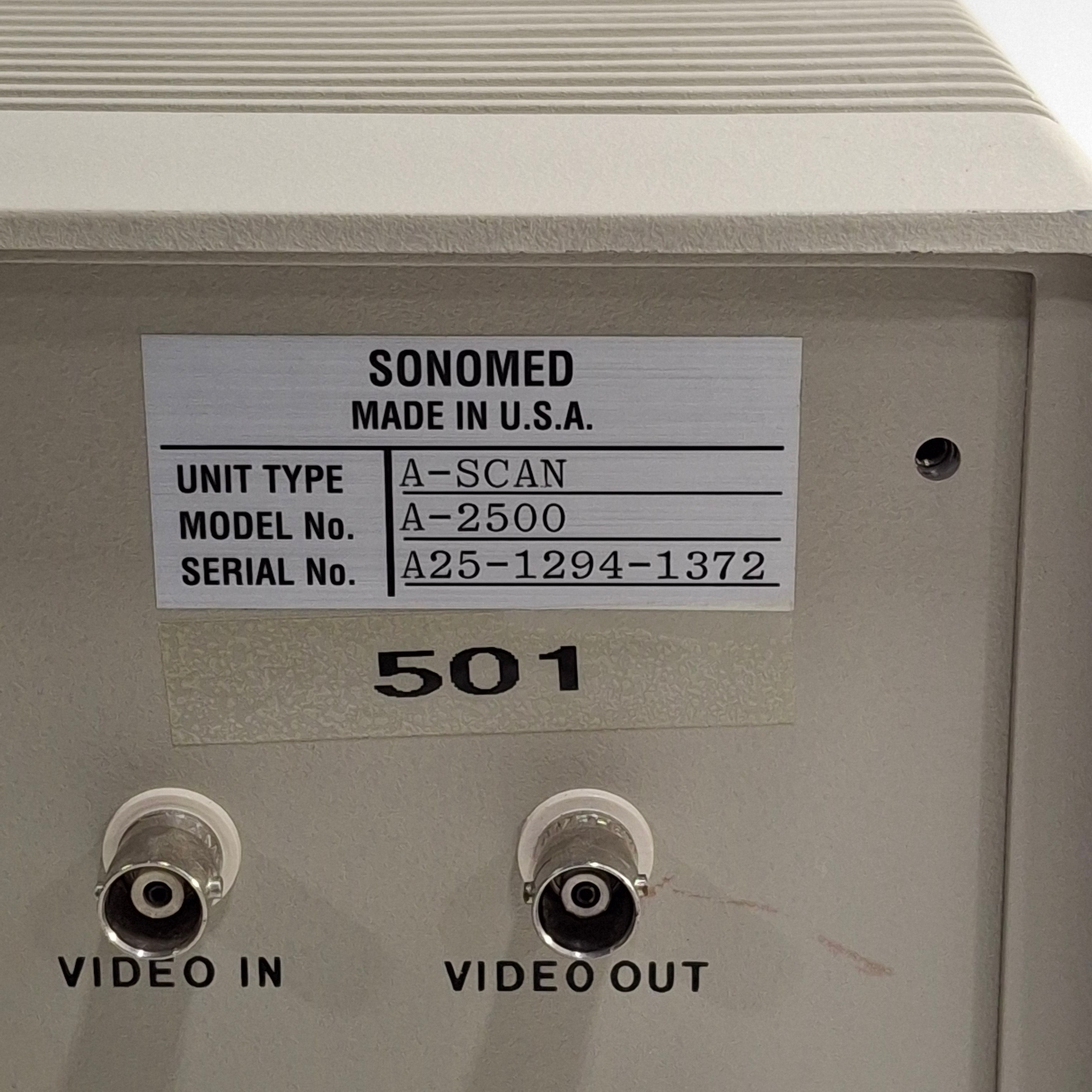 Sonomed Escalon A-Scan A 2500 Ophthalmic Ultrasound