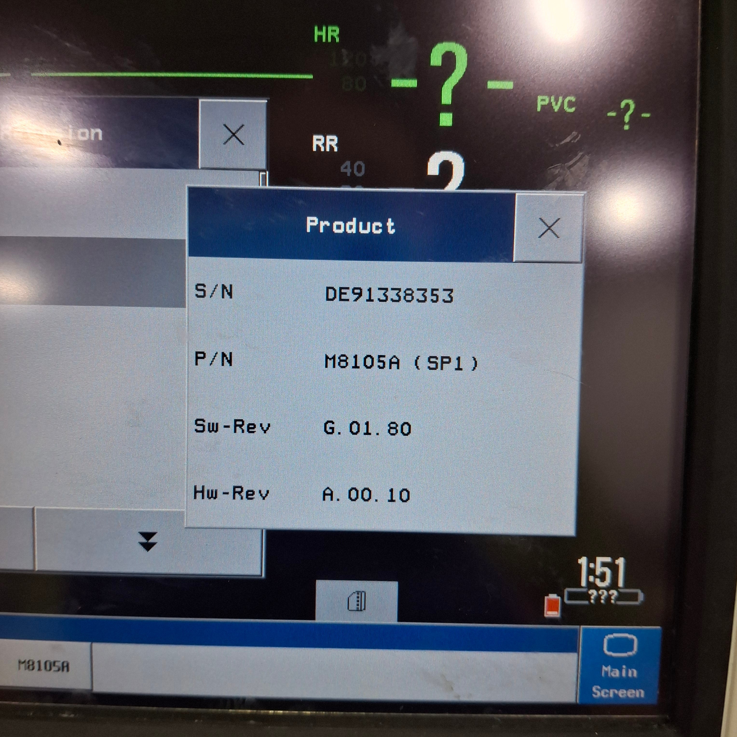 Philips Intellivue MP5 - ECG, Fast SpO2, NIBP, Press, Temp Patient Monitor