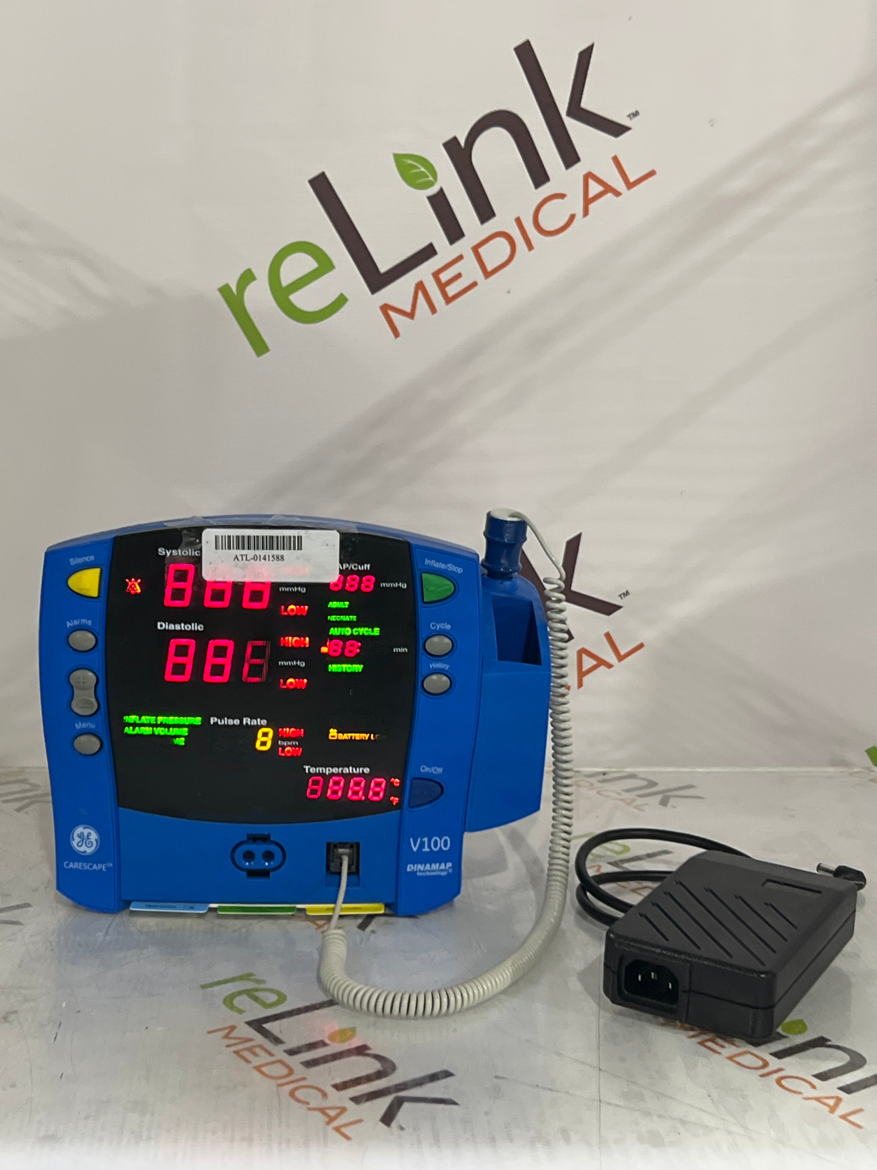 GE Healthcare Dinamap V100 - NIBP, Temp Vital Signs Monitor