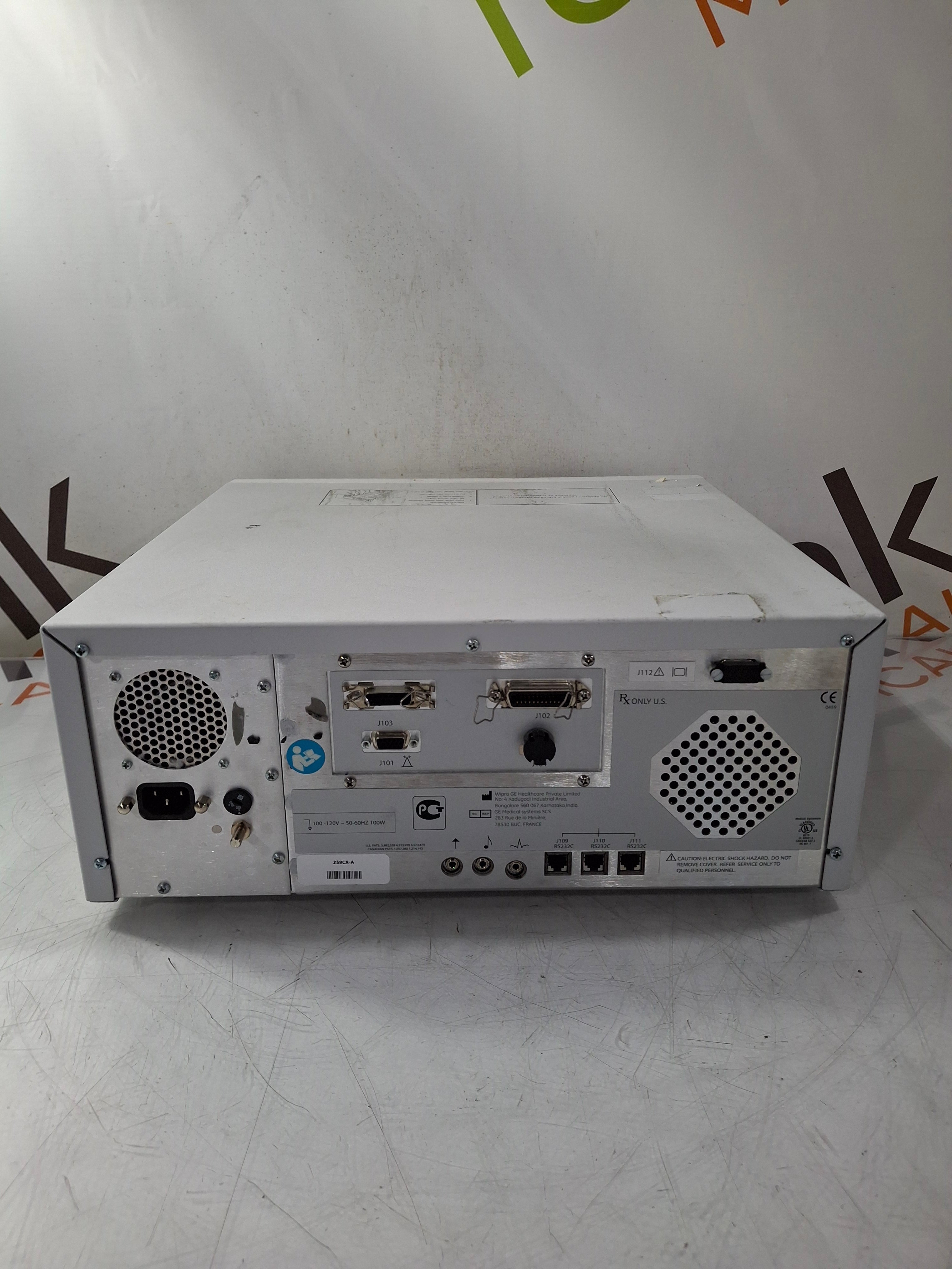 GE Healthcare Corometrics 250cx Series Model 259cx-a Fetal Monitor