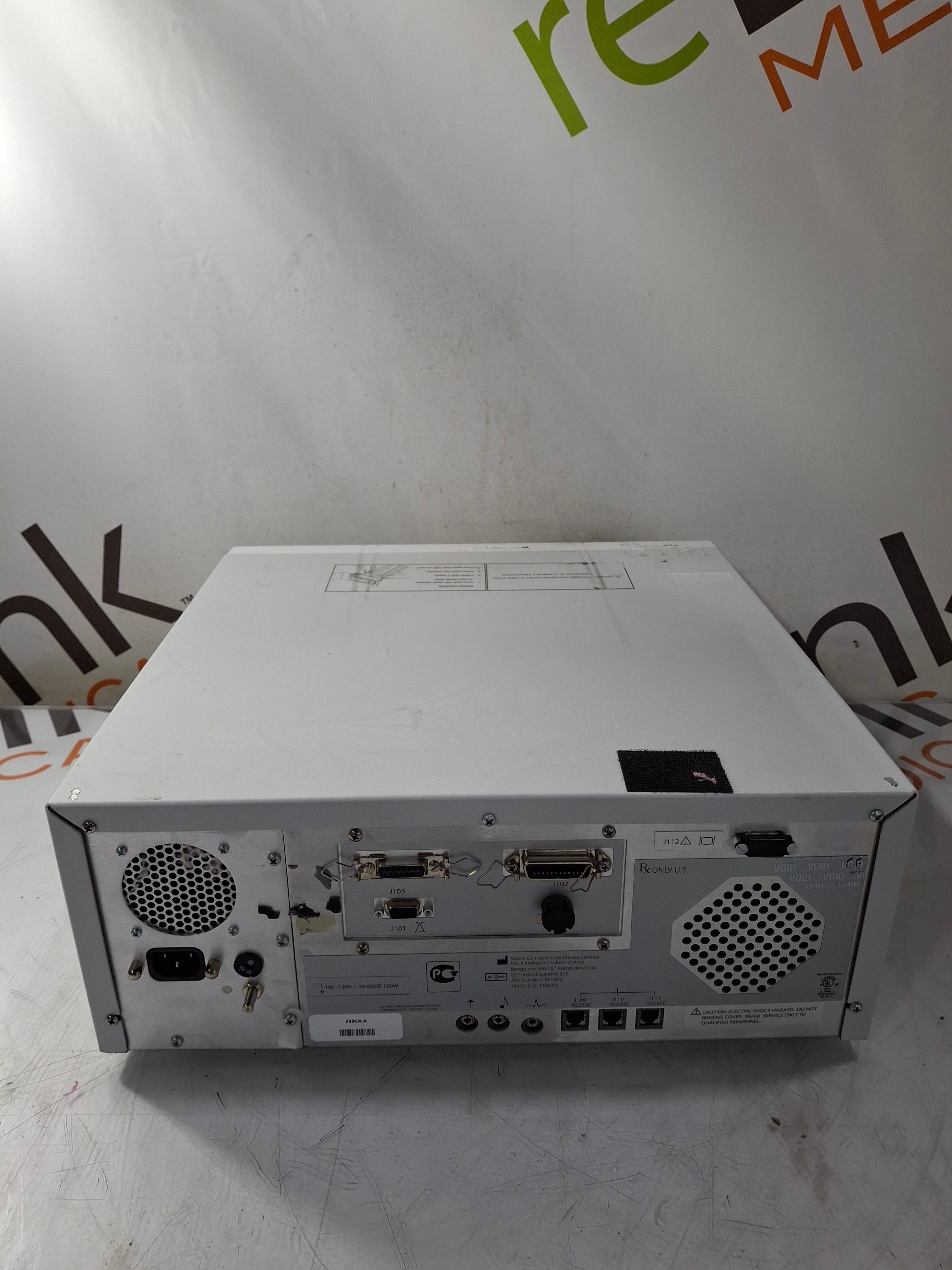 GE Healthcare Corometrics 250cx Series Model 259cx-a Fetal Monitor