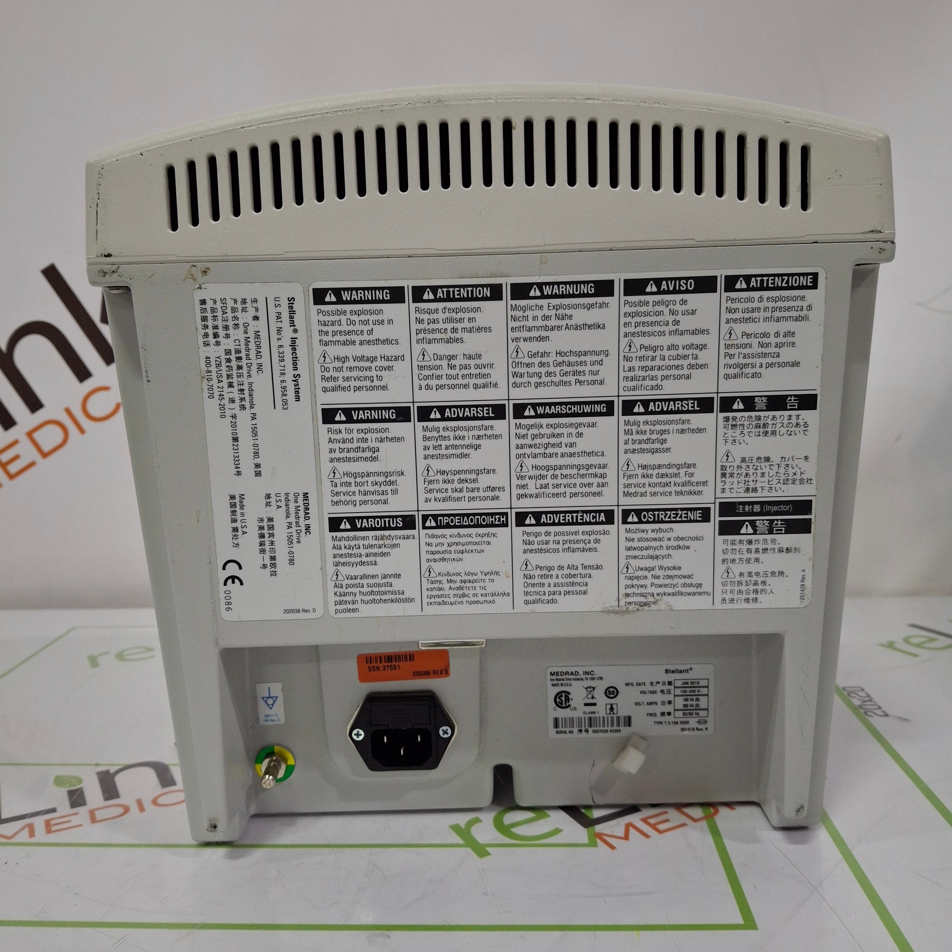 Medrad Stellant Dual Head Injector