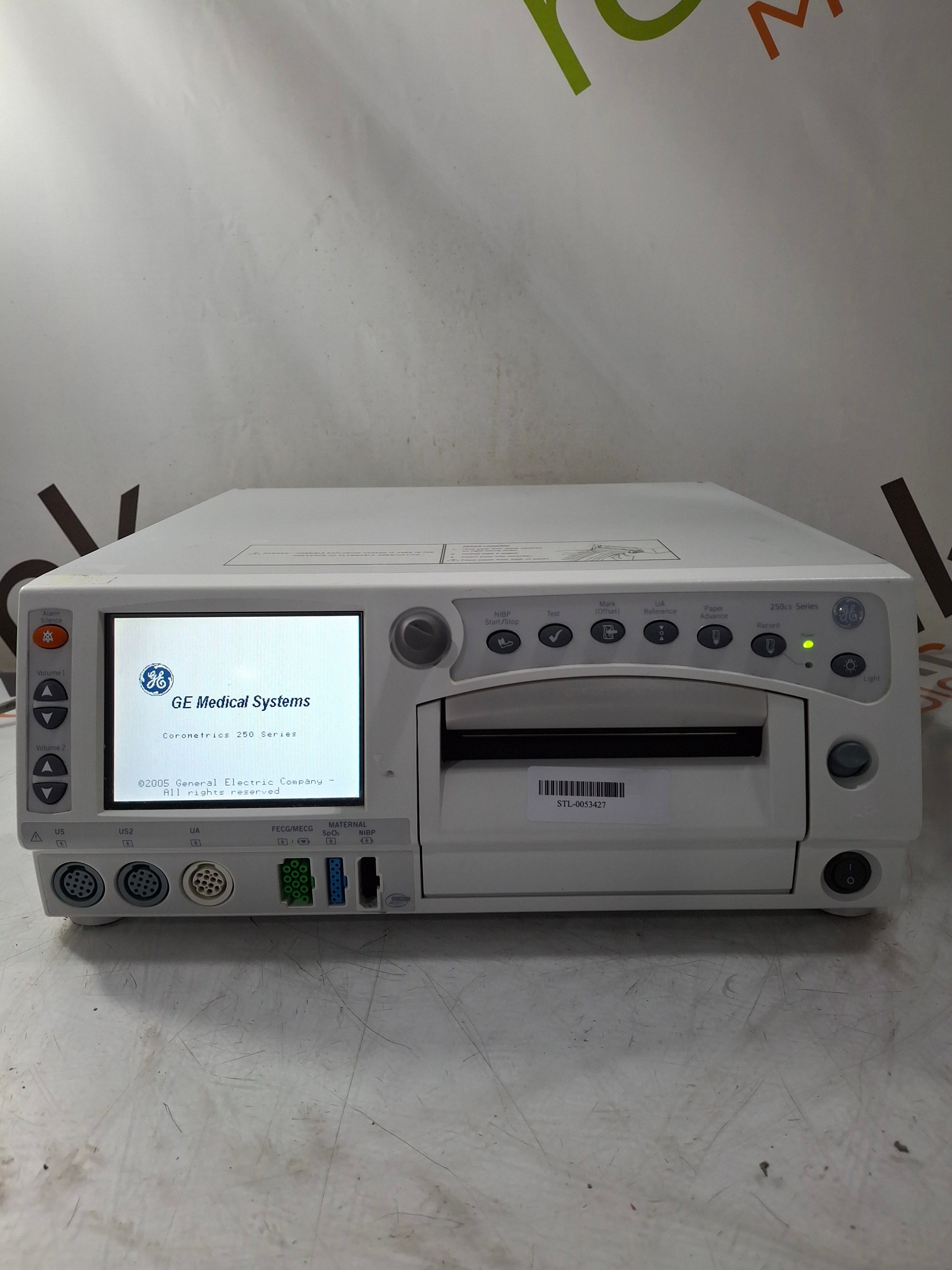 GE Healthcare Corometrics 250cx Series Model 259cx Fetal Monitor