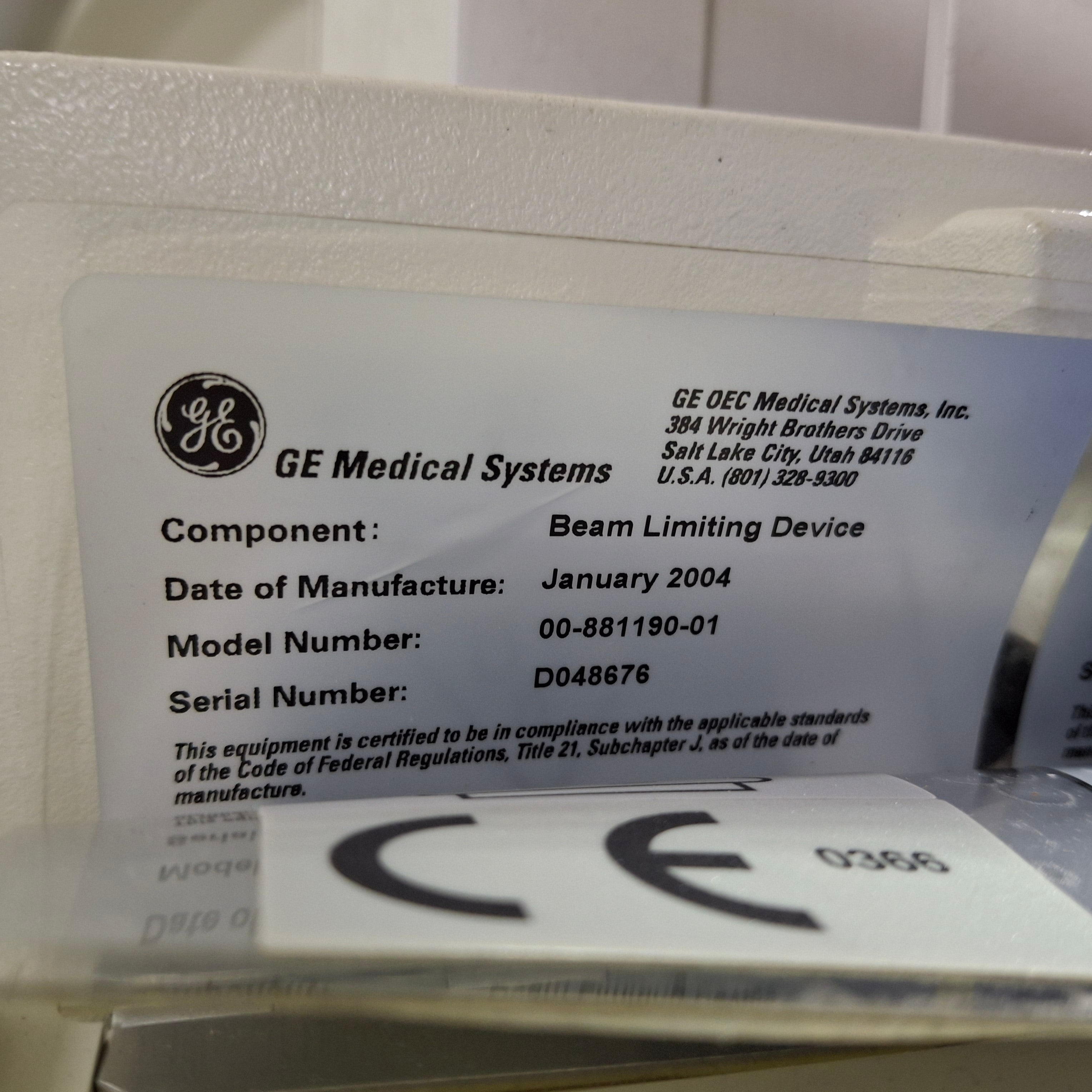 OEC Medical Systems 9800 Plus C-Arm