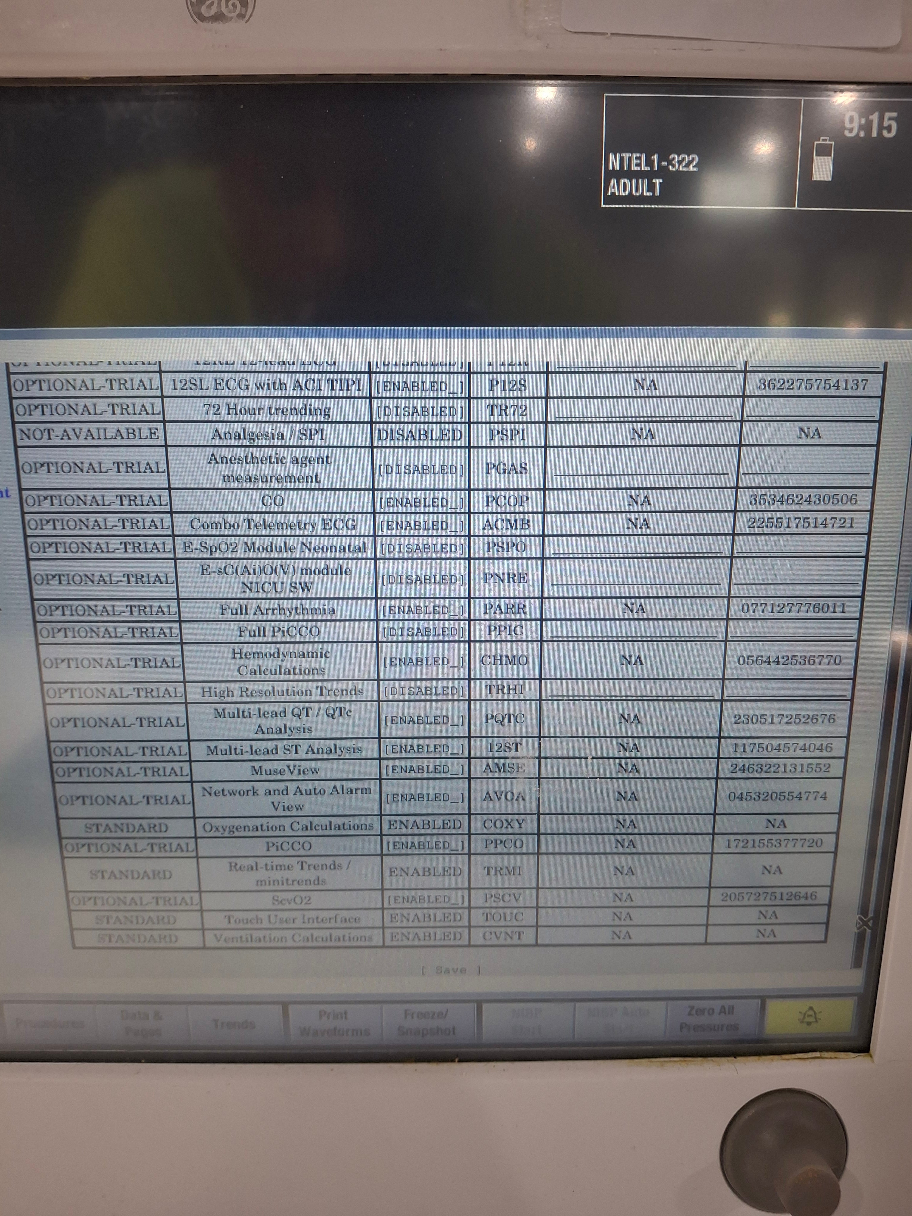 GE Healthcare Carescape B650 Critical Care Patient Monitor