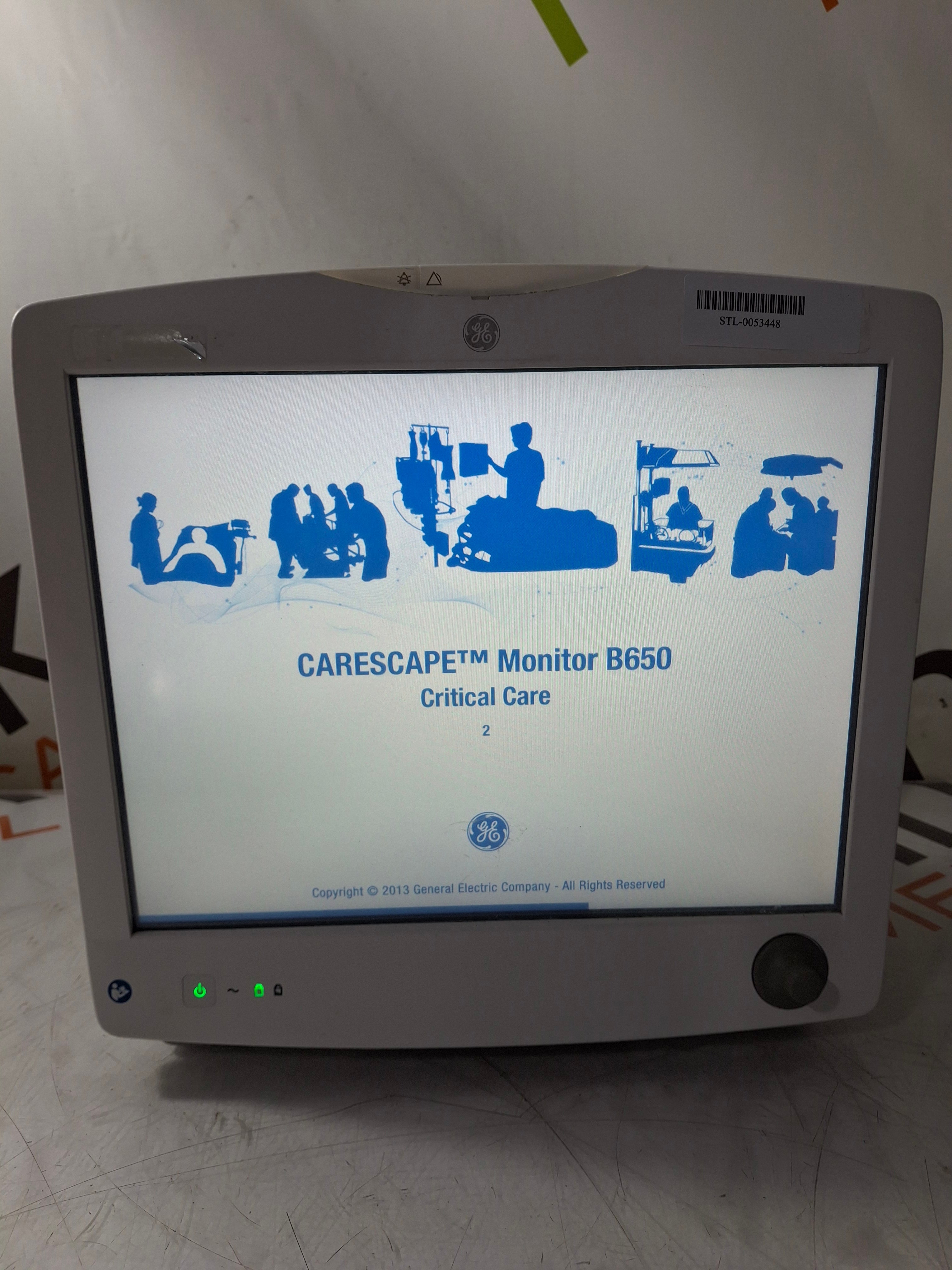 GE Healthcare Carescape B650 Critical Care Patient Monitor