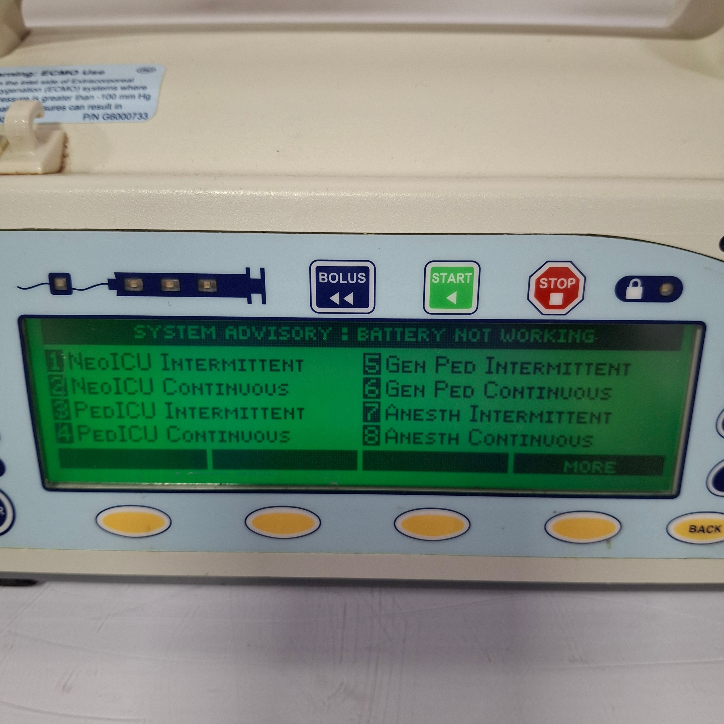 Smiths Medical Medfusion 3500 Version 5 Syringe Infusion Pump