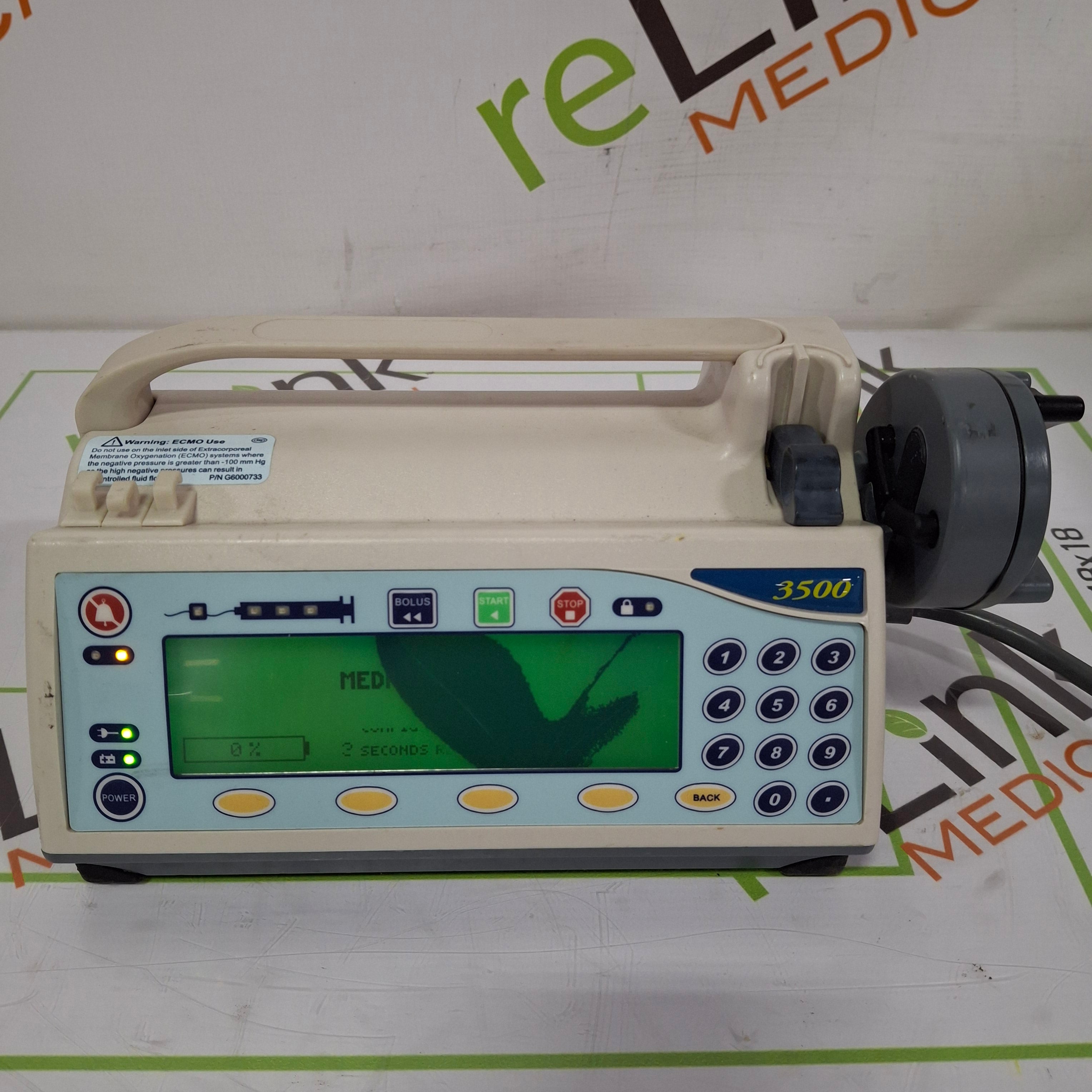Smiths Medical Medfusion 3500 Syringe Infusion Pump