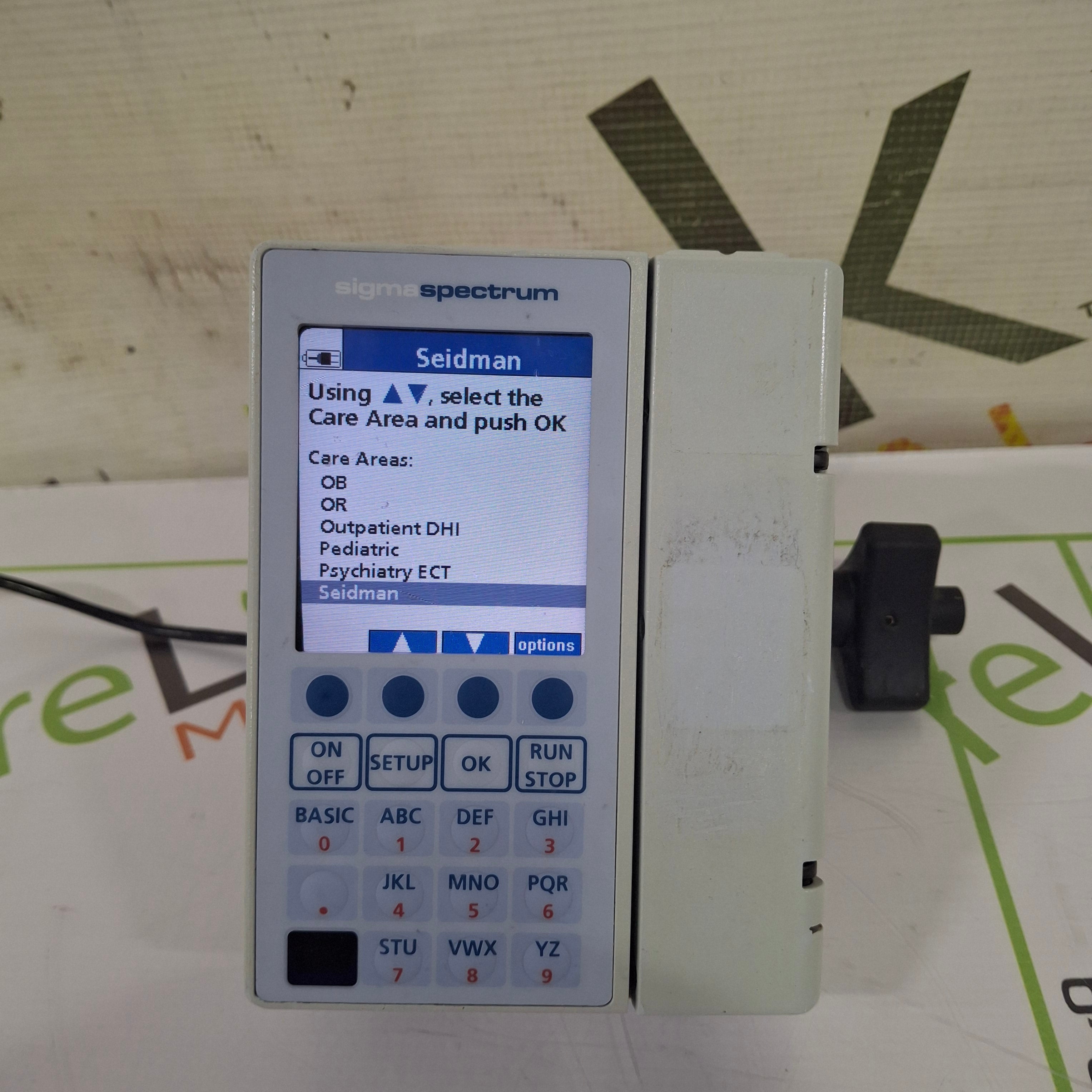 Baxter Sigma Spectrum 6.05.14 without Battery Infusion Pump