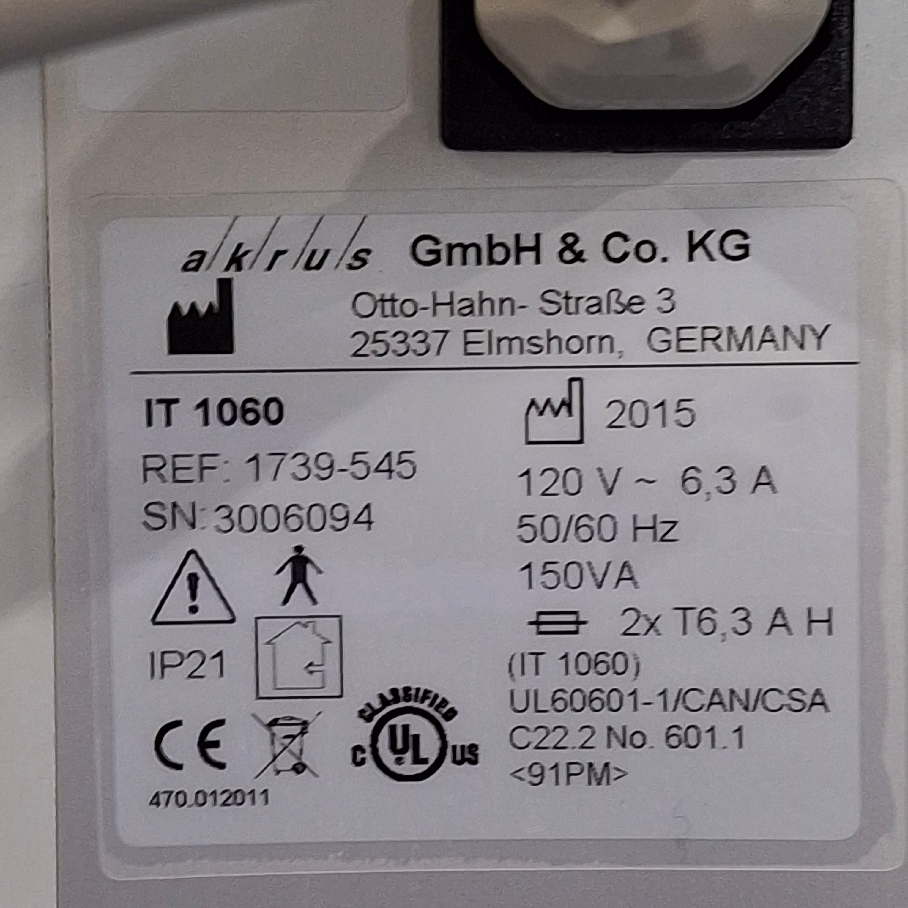 Carl Zeiss IT1060 Instrument Table