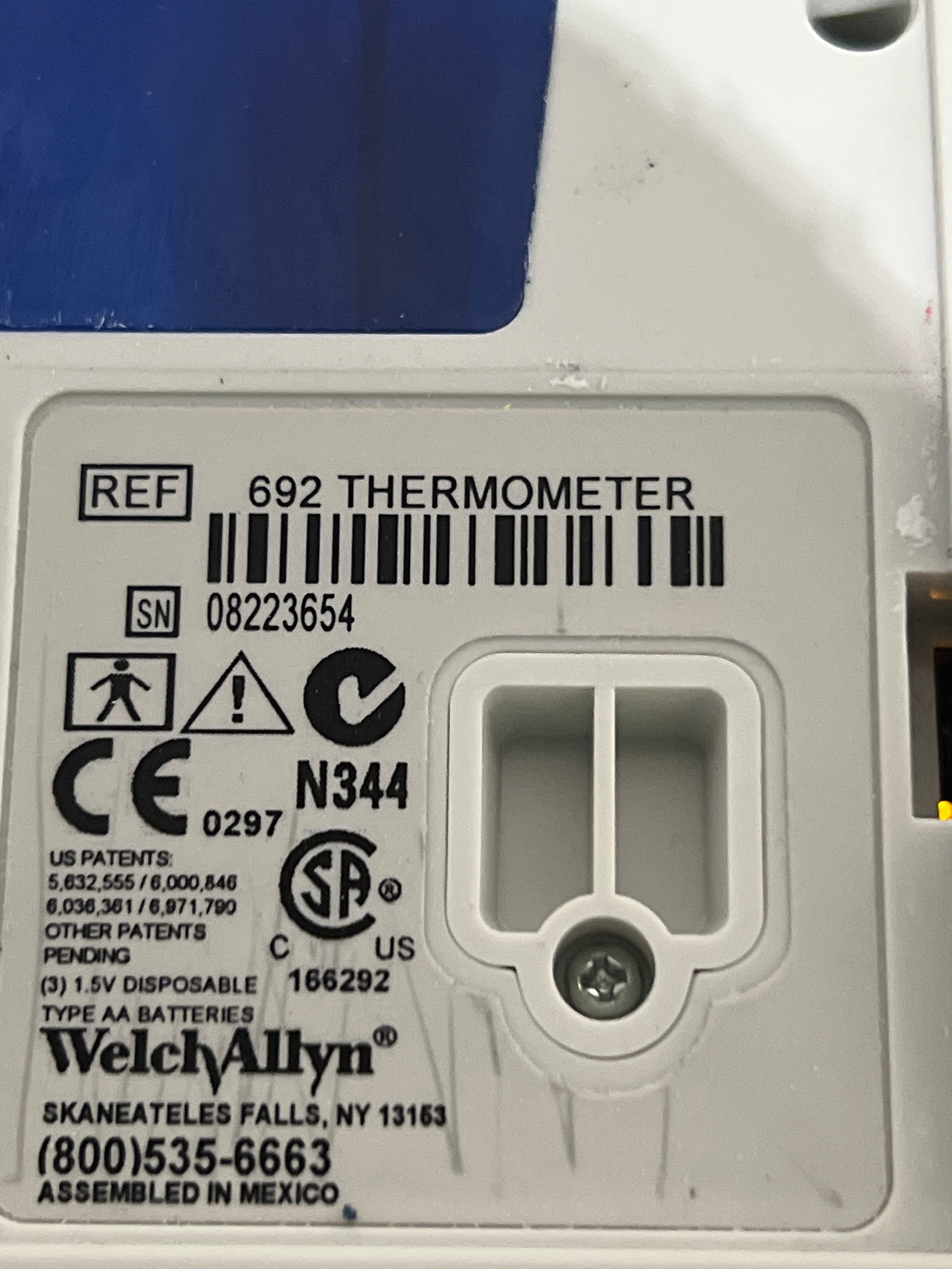Welch Allyn SureTemp Plus 692 Thermometer