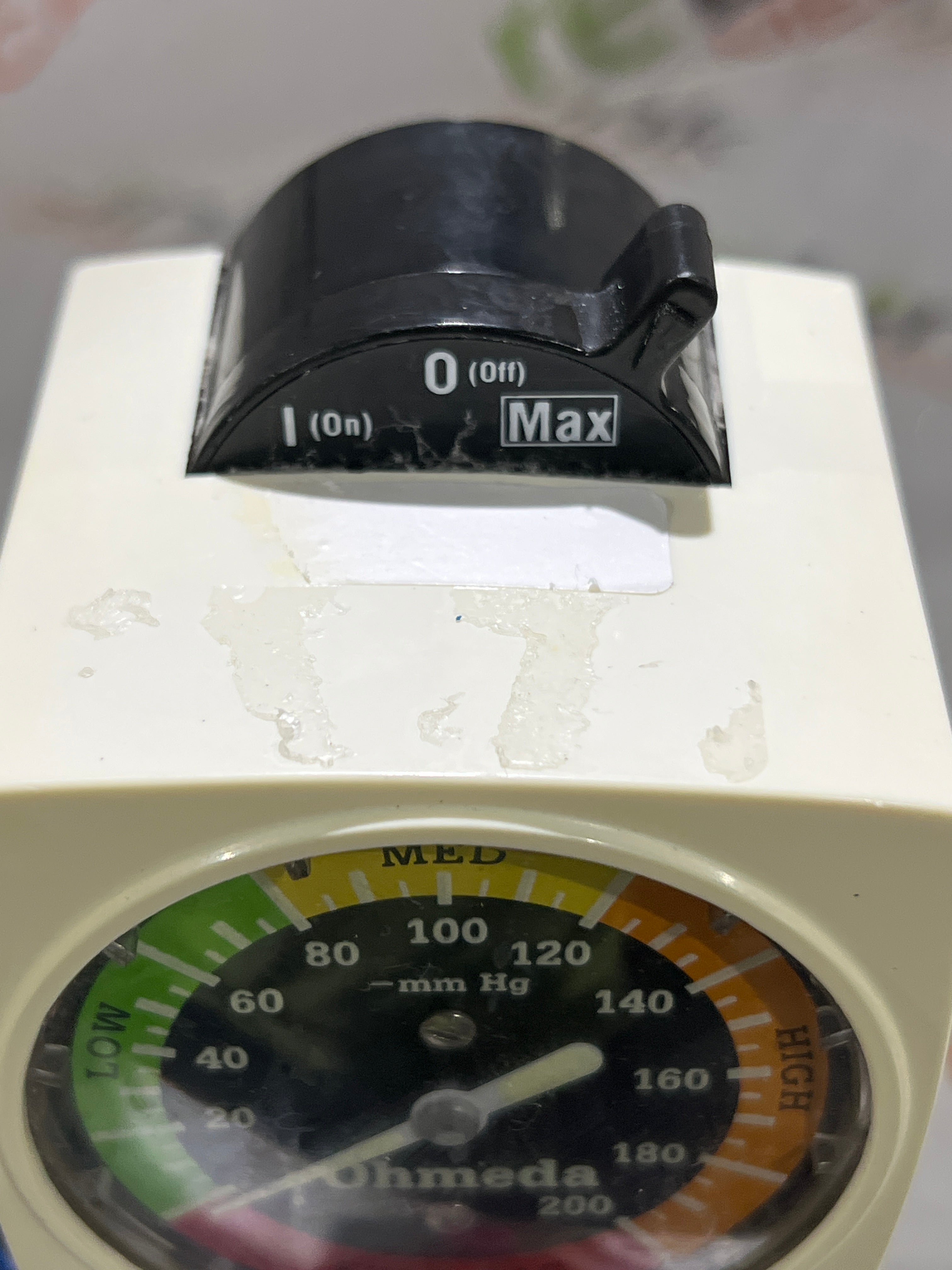 Ohmeda Medical Vacuum Regulator