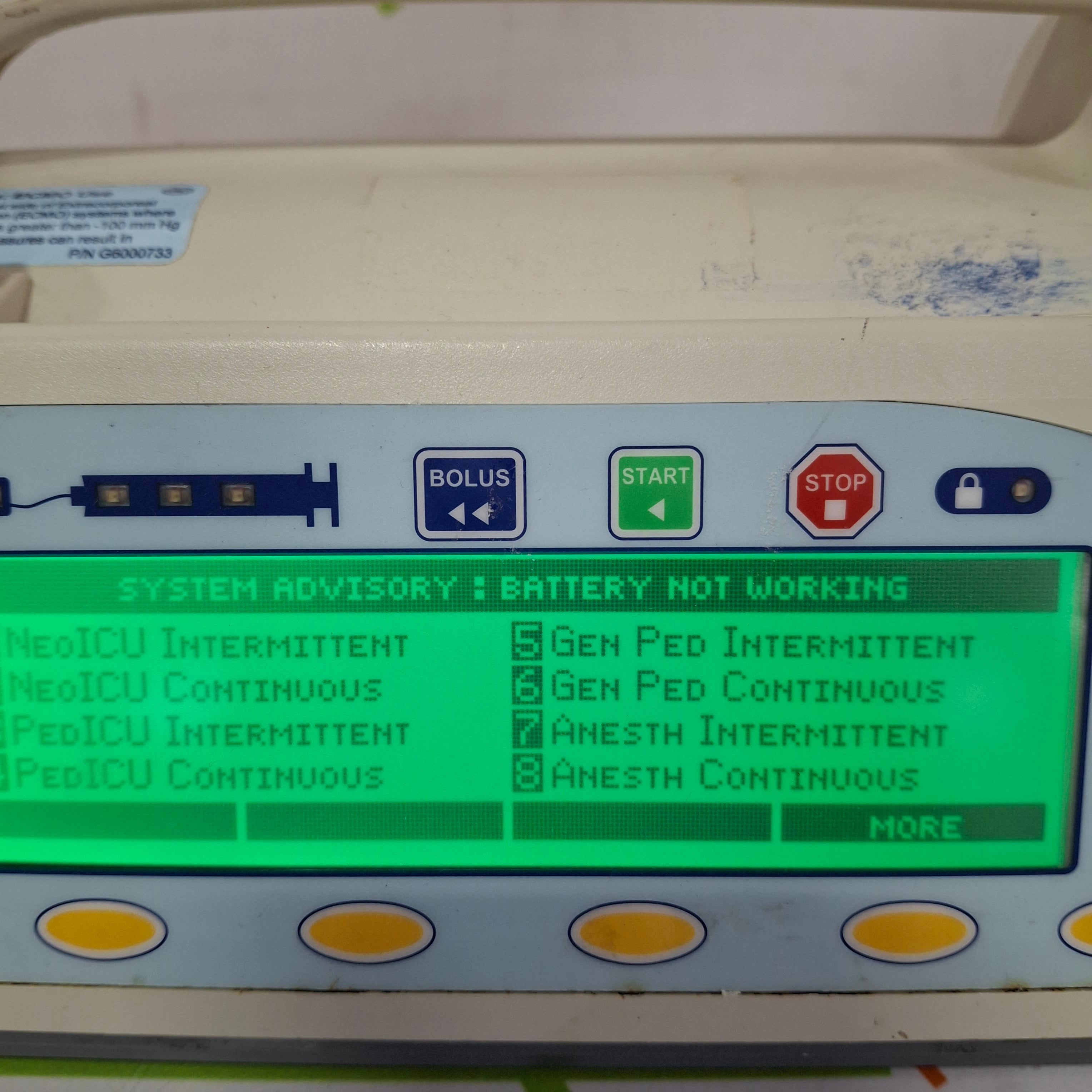 Smiths Medical Medfusion 3500 Version 5 Syringe Infusion Pump