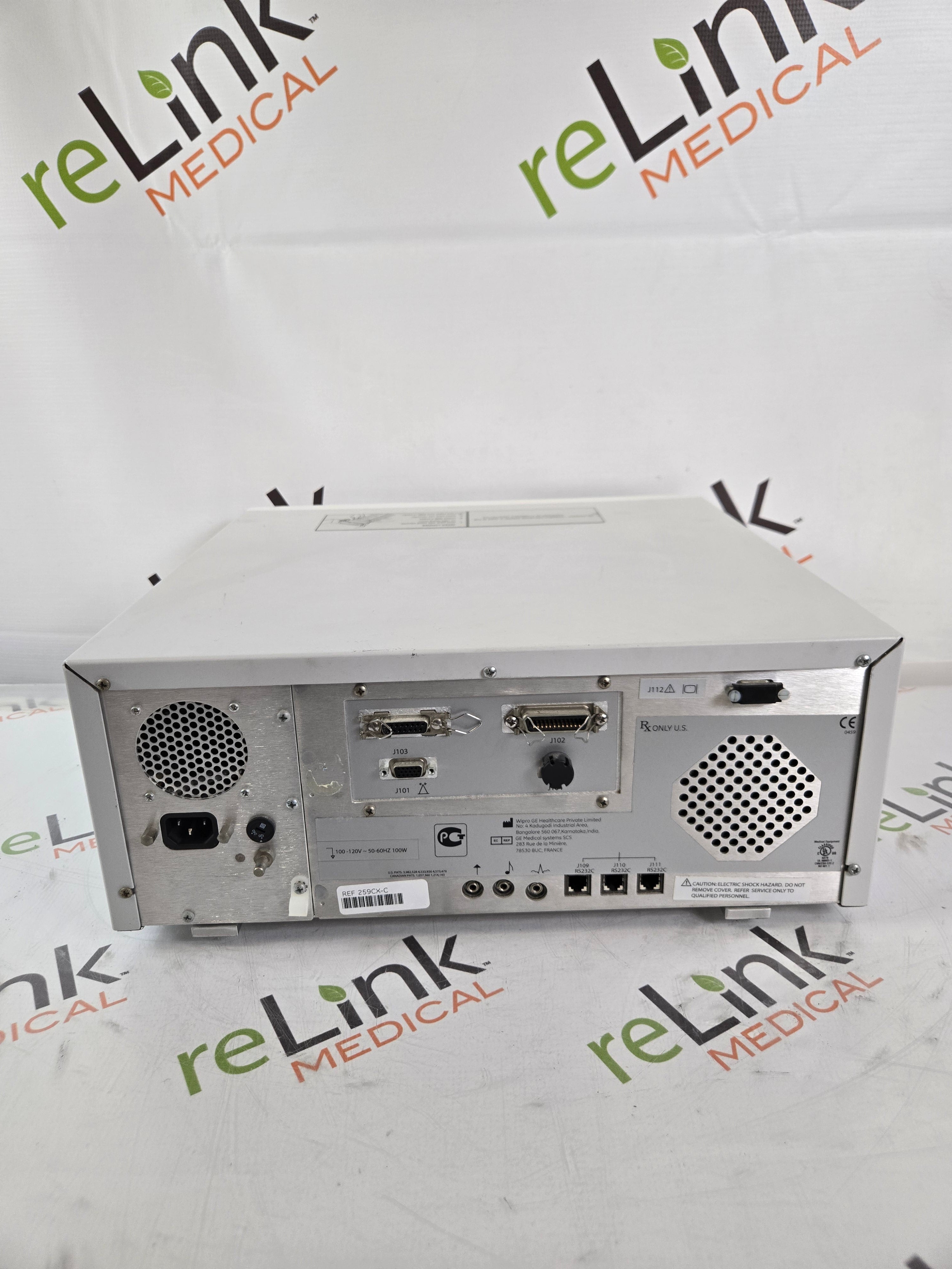 GE Healthcare Corometrics 250cx Series Model 259cx-c Fetal Monitor