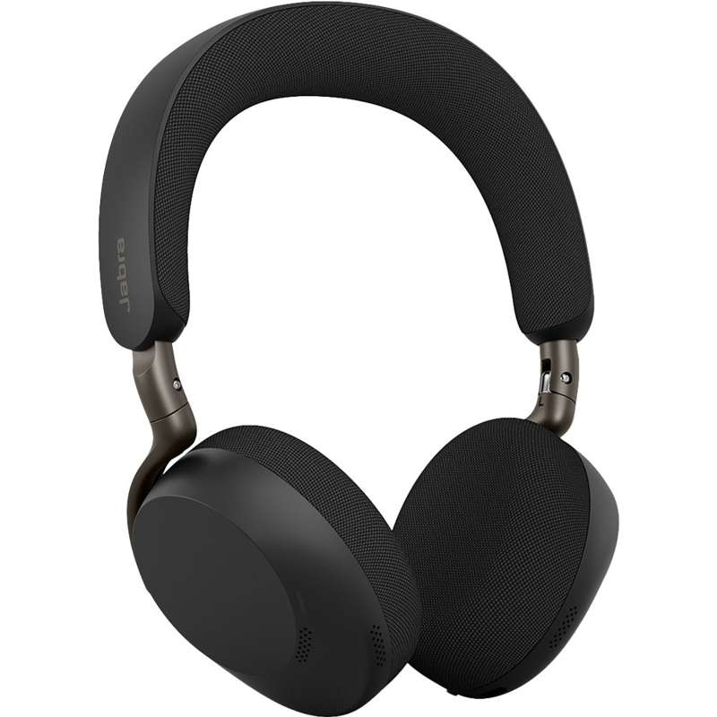 Jabra Evolve3 75 UC Bluetooth Headset - Wireless Charging Pad - Black (Link390c)