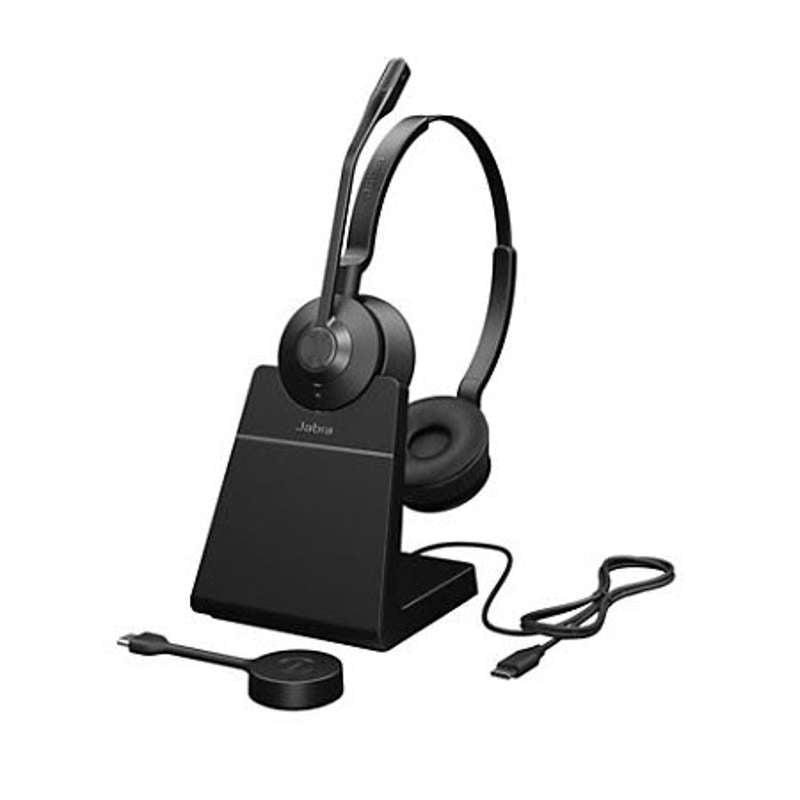 Jabra Engage 55 SE USB-C UC Stereo Headset + Stand (9659-435-125)